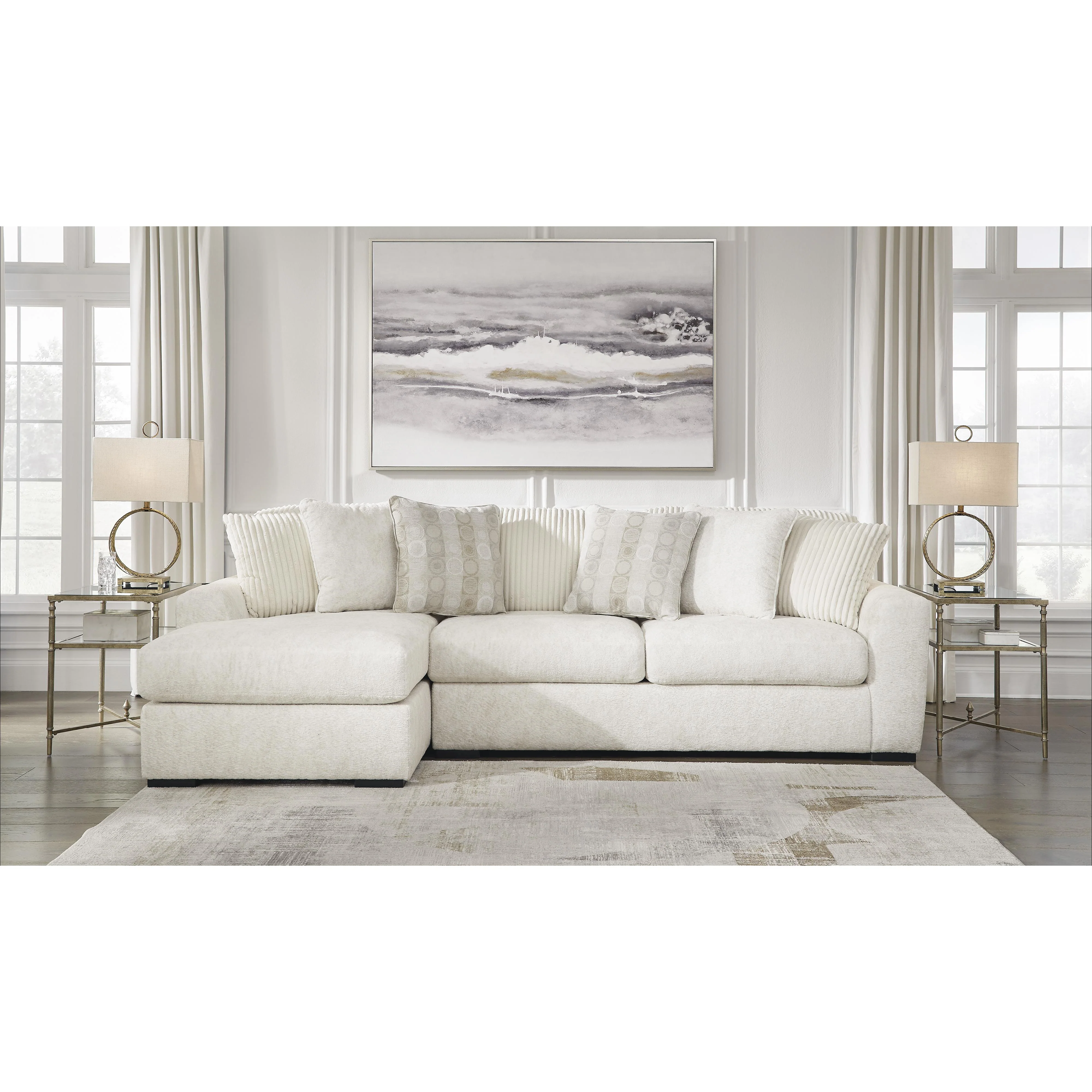 Signature Design by Ashley Chessington 61904S1 2 pc Sectional with Chaise - Image 3