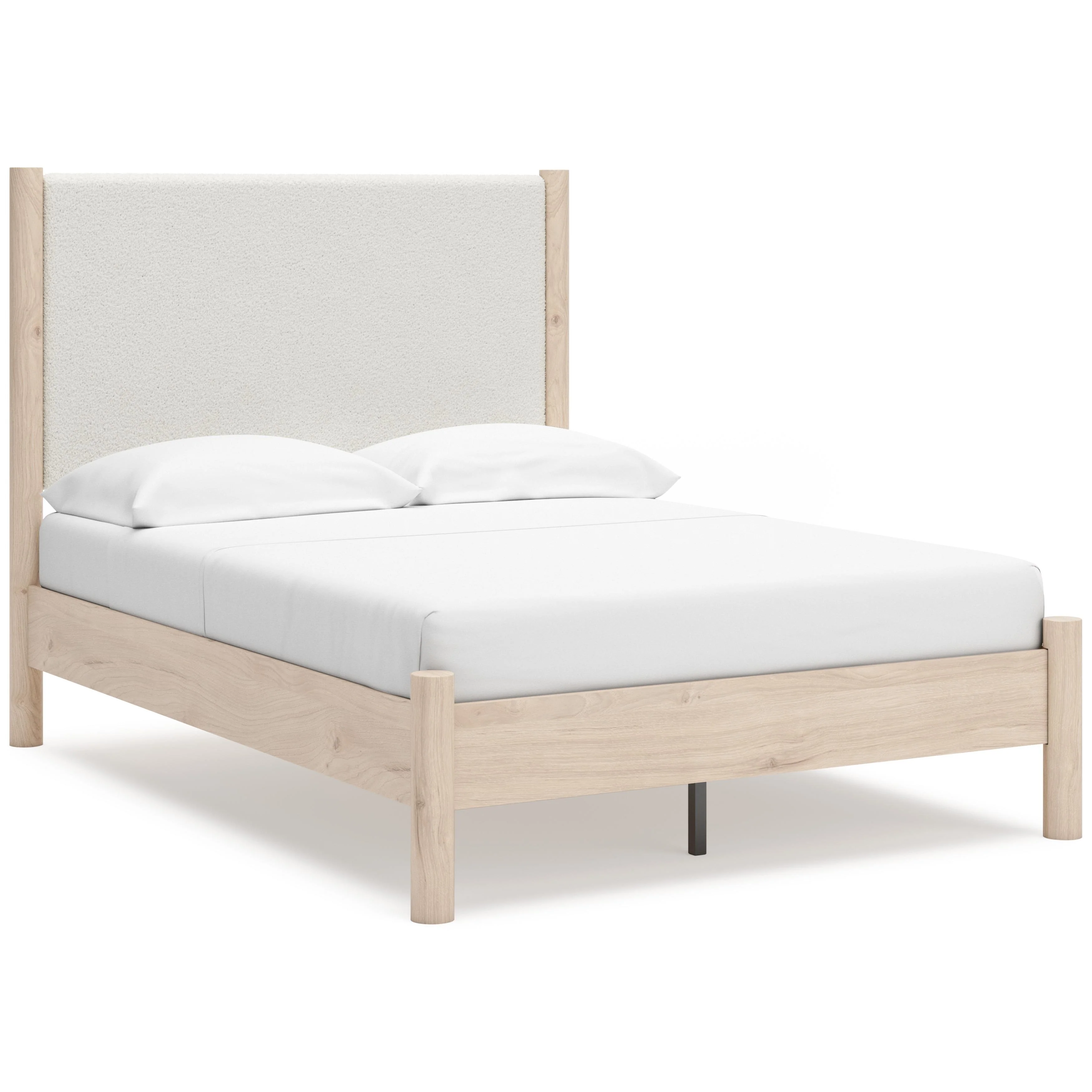 Signature Design by Ashley Cadmori B2615B8 Full Upholstered Panel Bed - Image 1