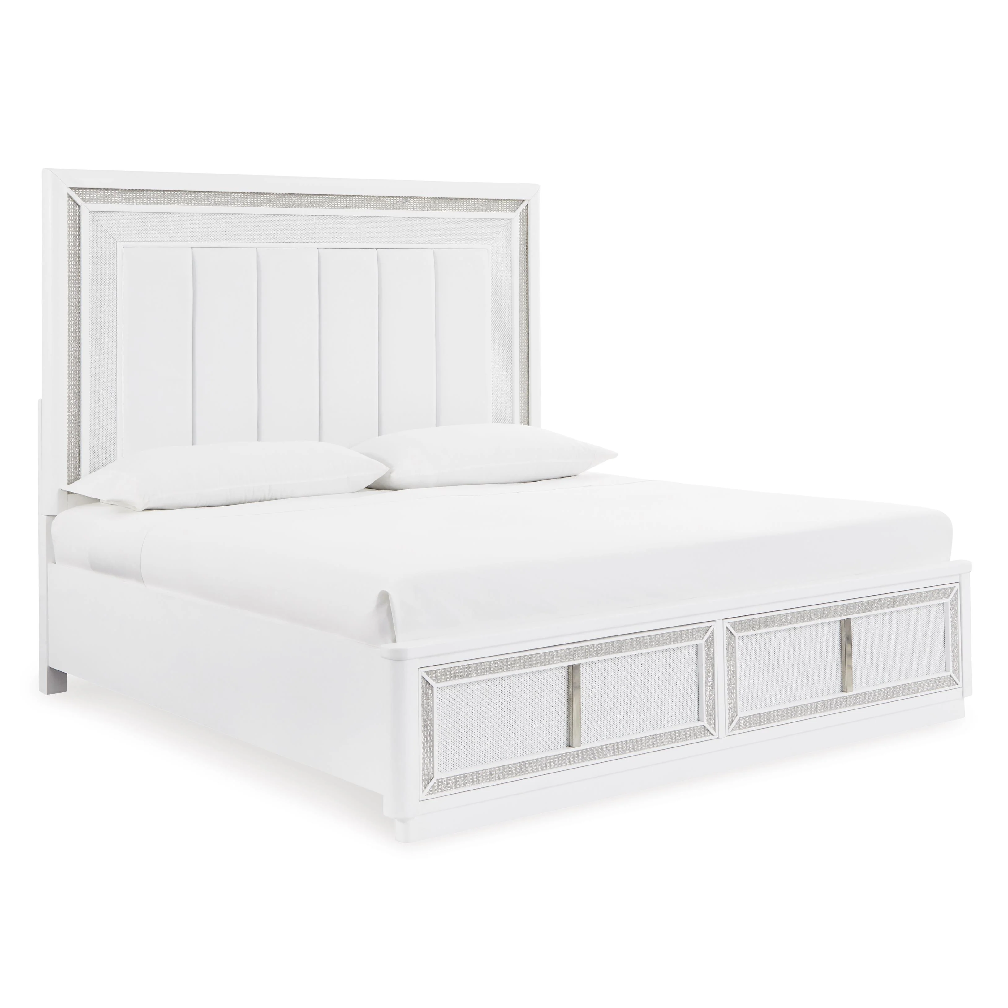 Signature Design by Ashley Chalanna B822B2 Queen Upholstered Storage Bed - Image 1