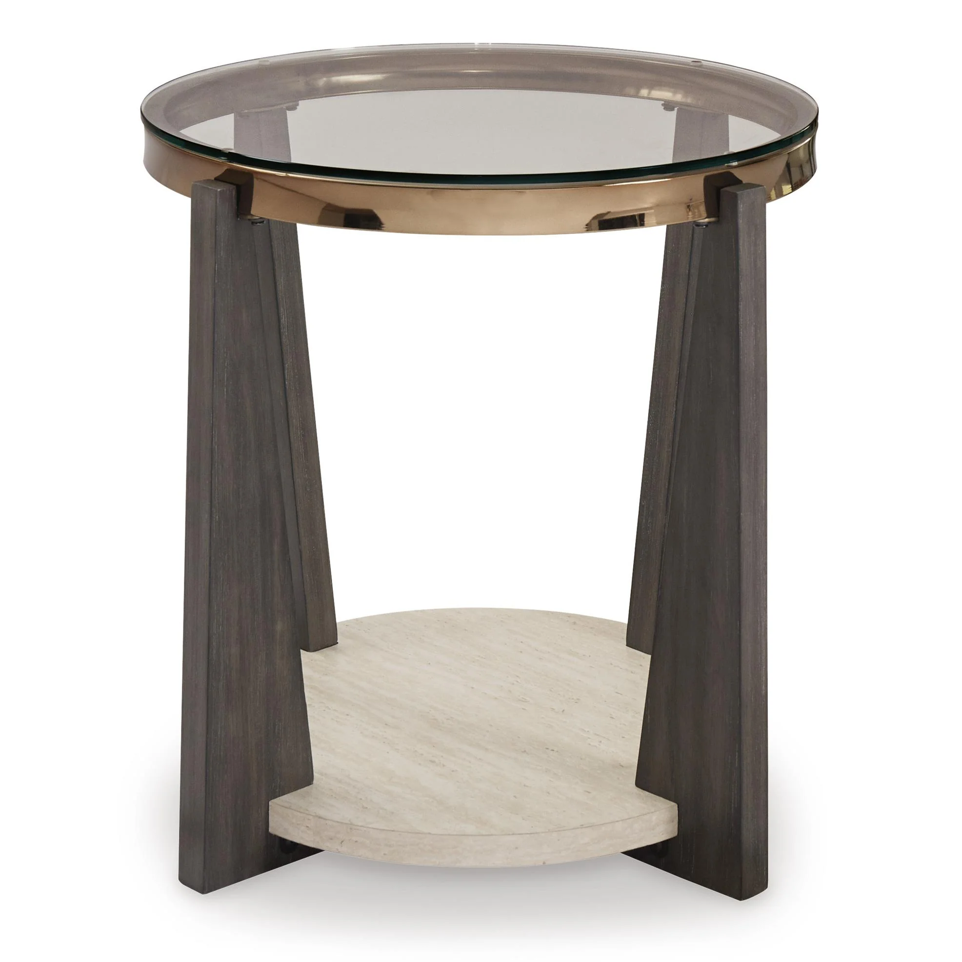 Signature Design by Ashley Frazwa T432-6 Round End Table - Image 2