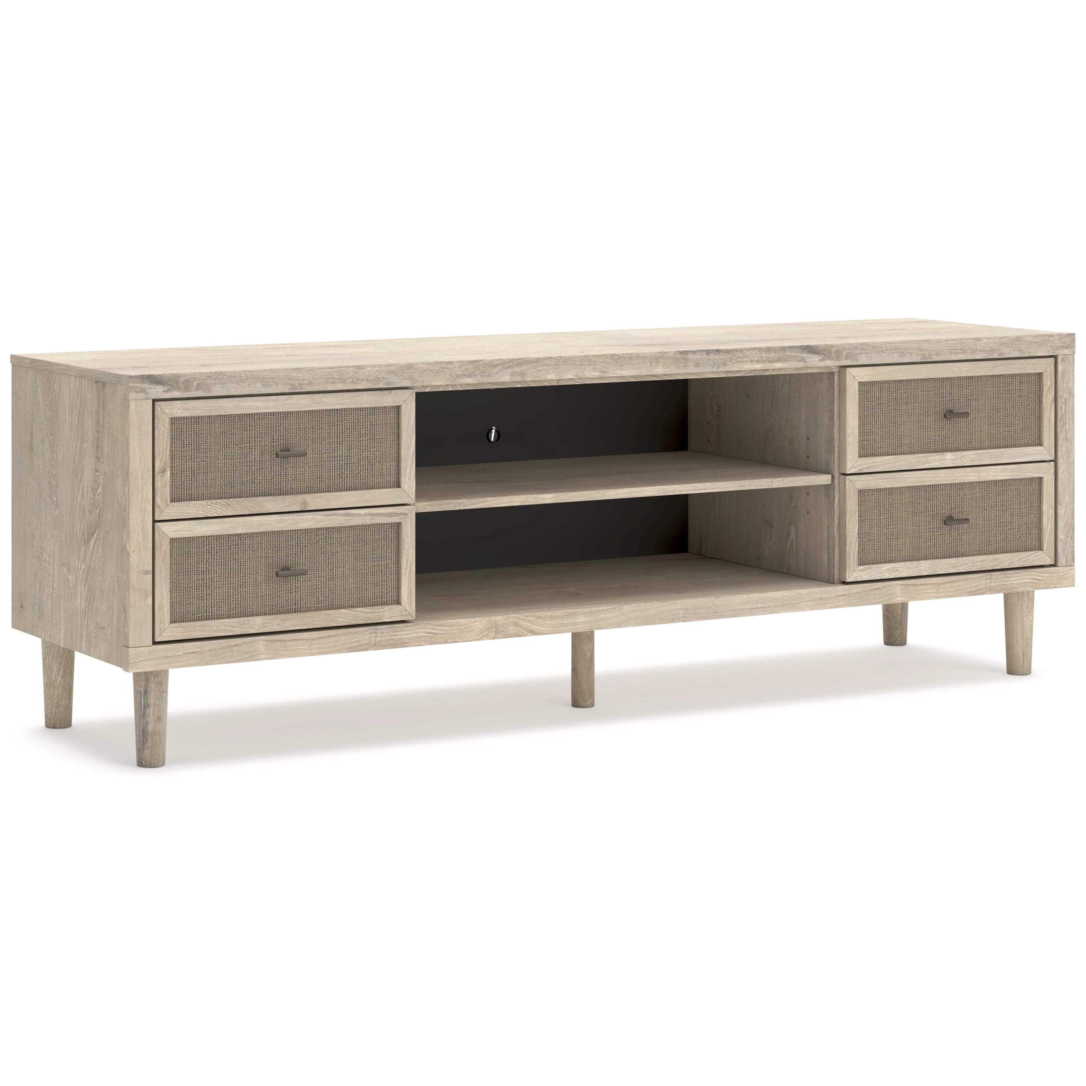 Signature Design by Ashley Cielden W1199-68 Extra Large TV Stand with Fireplace Option