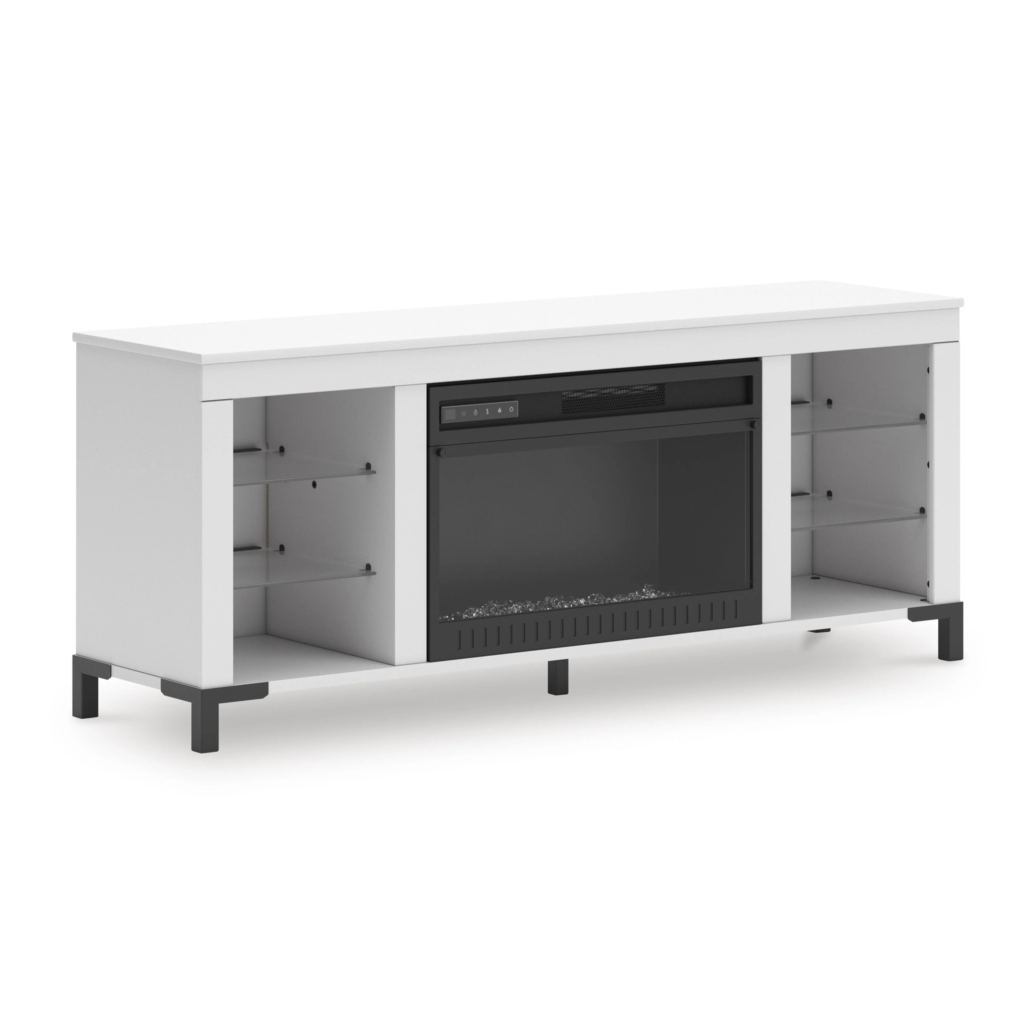 Signature Design by Ashley Brollevi W2722-168 TV Stand with Fireplace