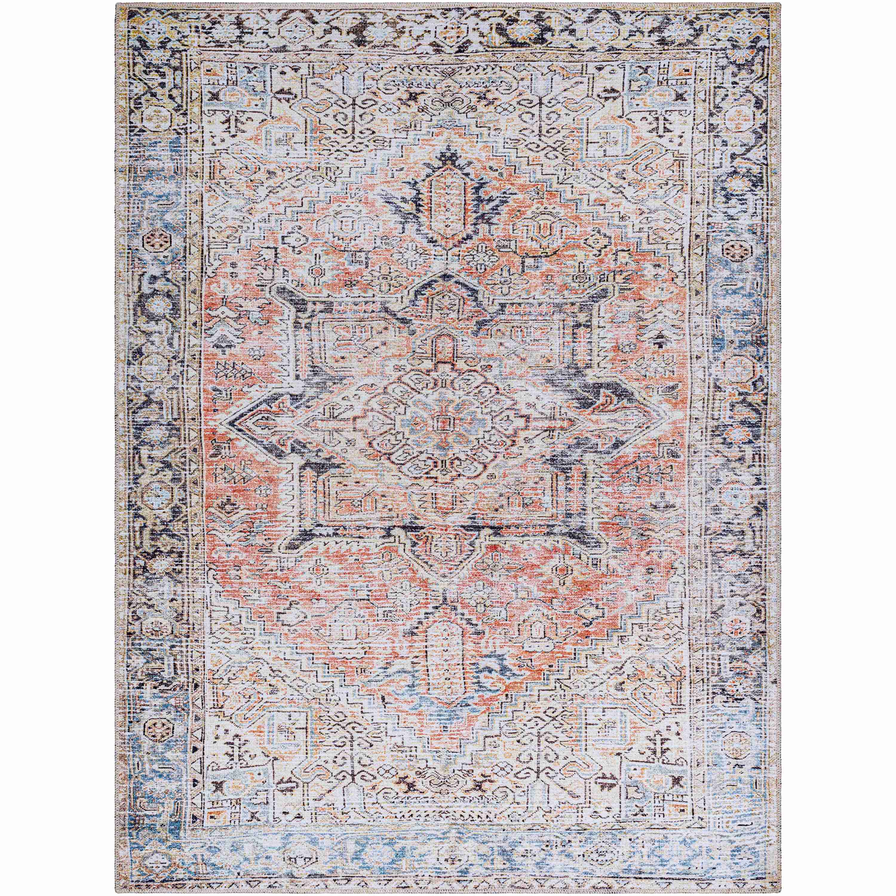 Surya Darling BODA-2303 5'3" x 7' Machine Woven Rug - Image 1