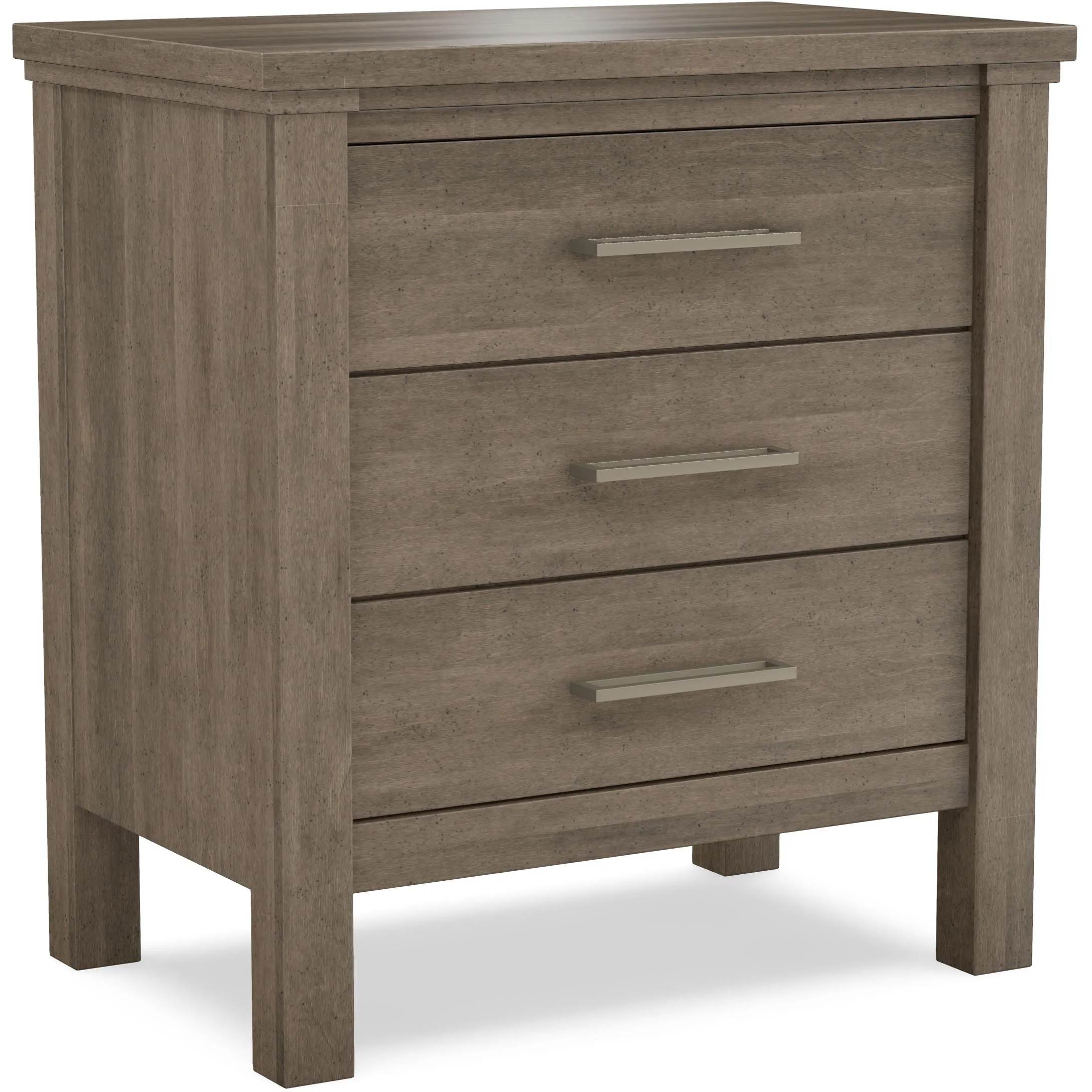 Durham Furniture Studio 19 3-Drawer Nightstand 191-A203 TRFL - Image 1