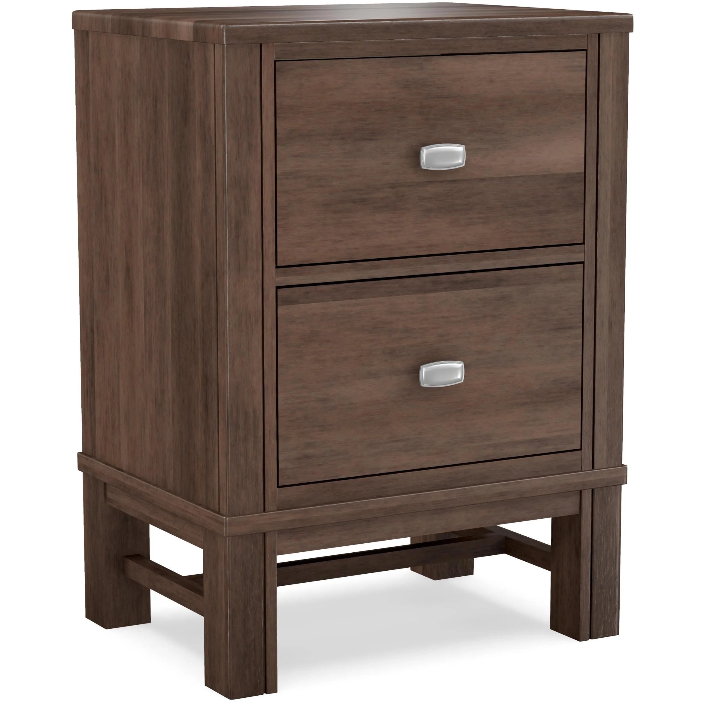 Durham Furniture Perfect Balance 2-Drawer Nightstand 3201-K202 COBR - Image 1