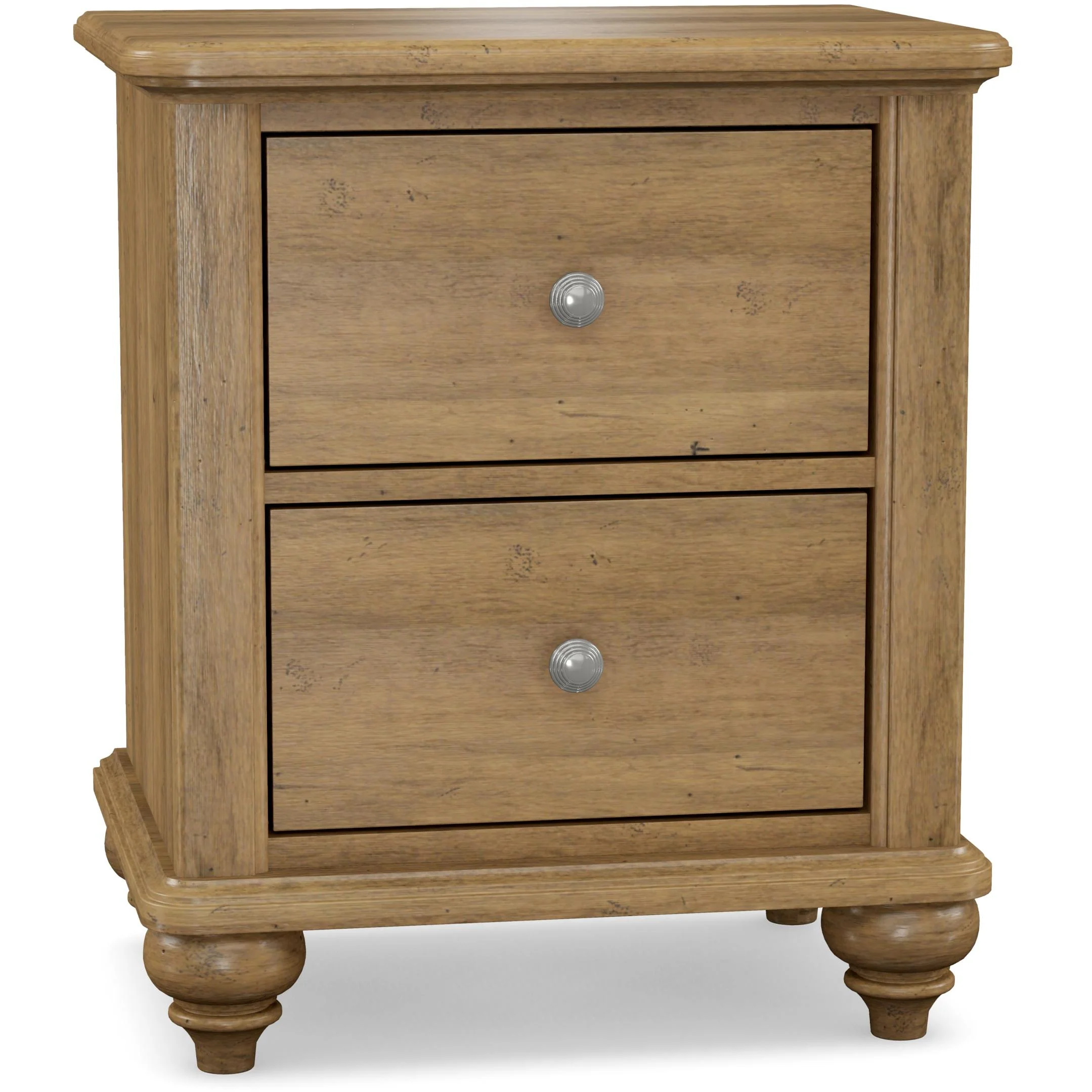 Durham Furniture Perfect Balance 2-Drawer Nightstand 3202-A202 AGWH - Image 2