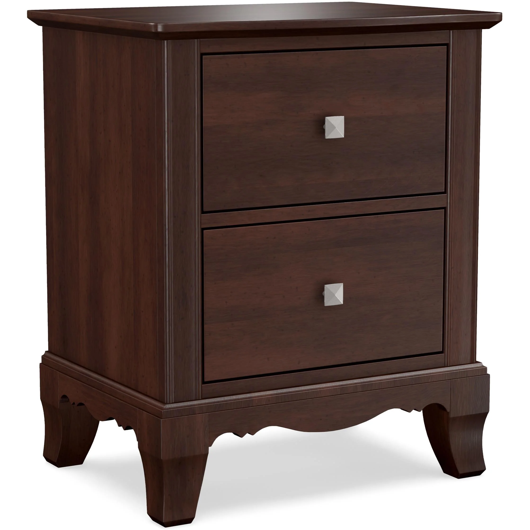 Durham Furniture Perfect Balance 2-Drawer Nightstand 3204-J202 CNDR - Image 1