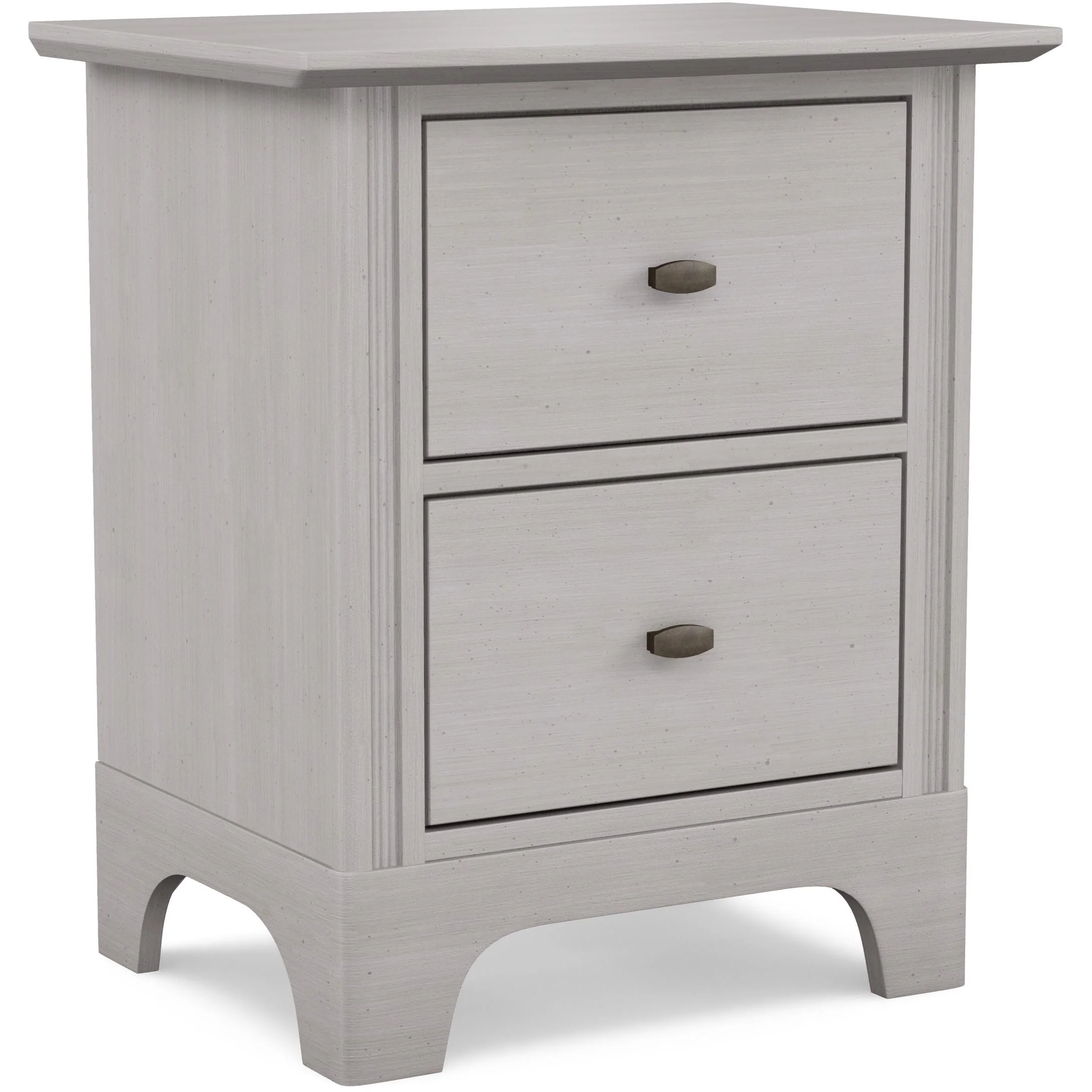 Durham Furniture Perfect Balance 2-Drawer Nightstand 3207-I202 WEGR - Image 1