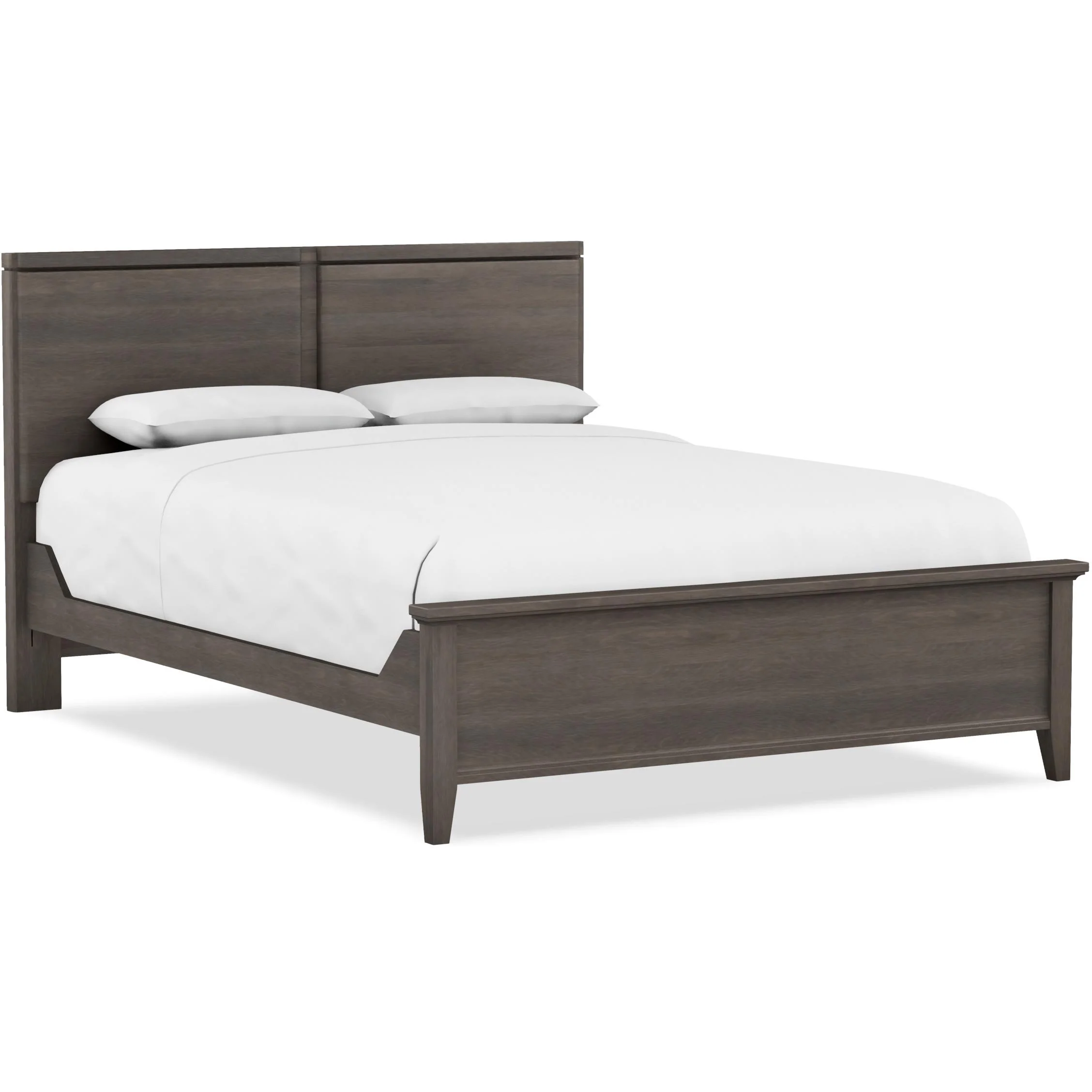 Durham Furniture Perfect Balance Queen Panel Bed 3000-80W OYST/3000-124H OYST/3000-124F OYST - Image 1