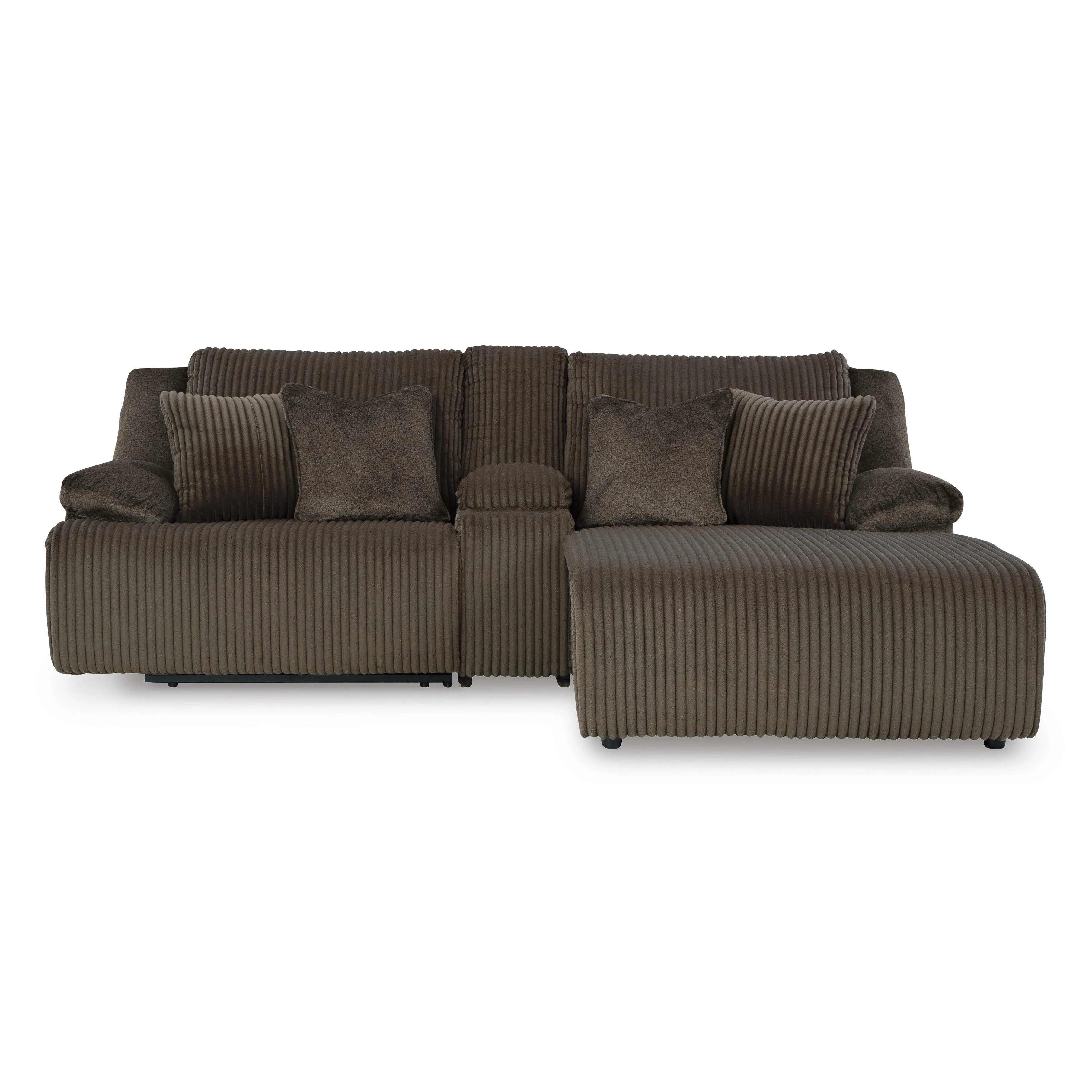 Signature Design by Ashley Top Tier 92705S4 3 pc Reclining Sectional Sofa with Chaise - Image 1