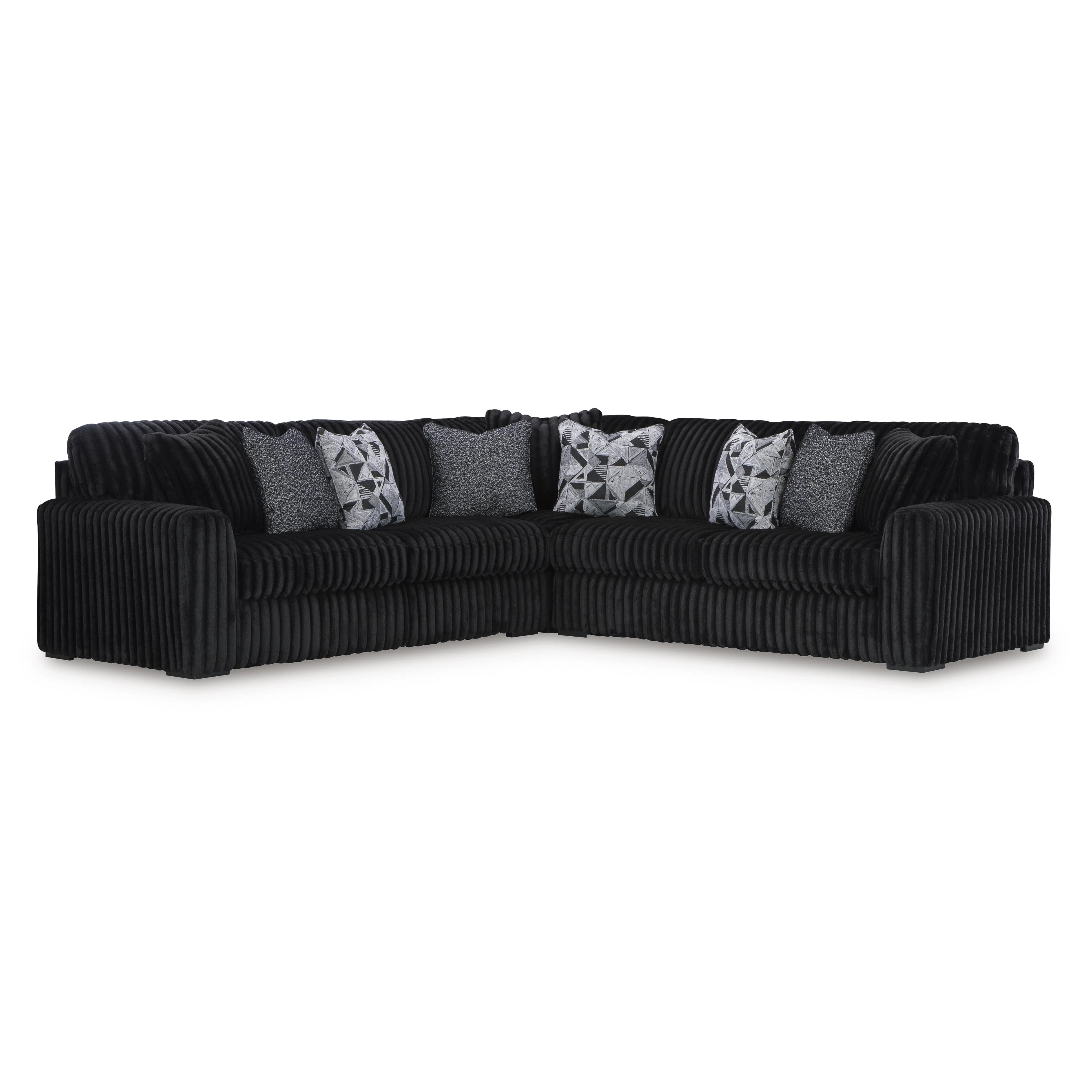 Signature Design by Ashley Midnight-Madness 98103S6 3 pc Sectional - Image 1