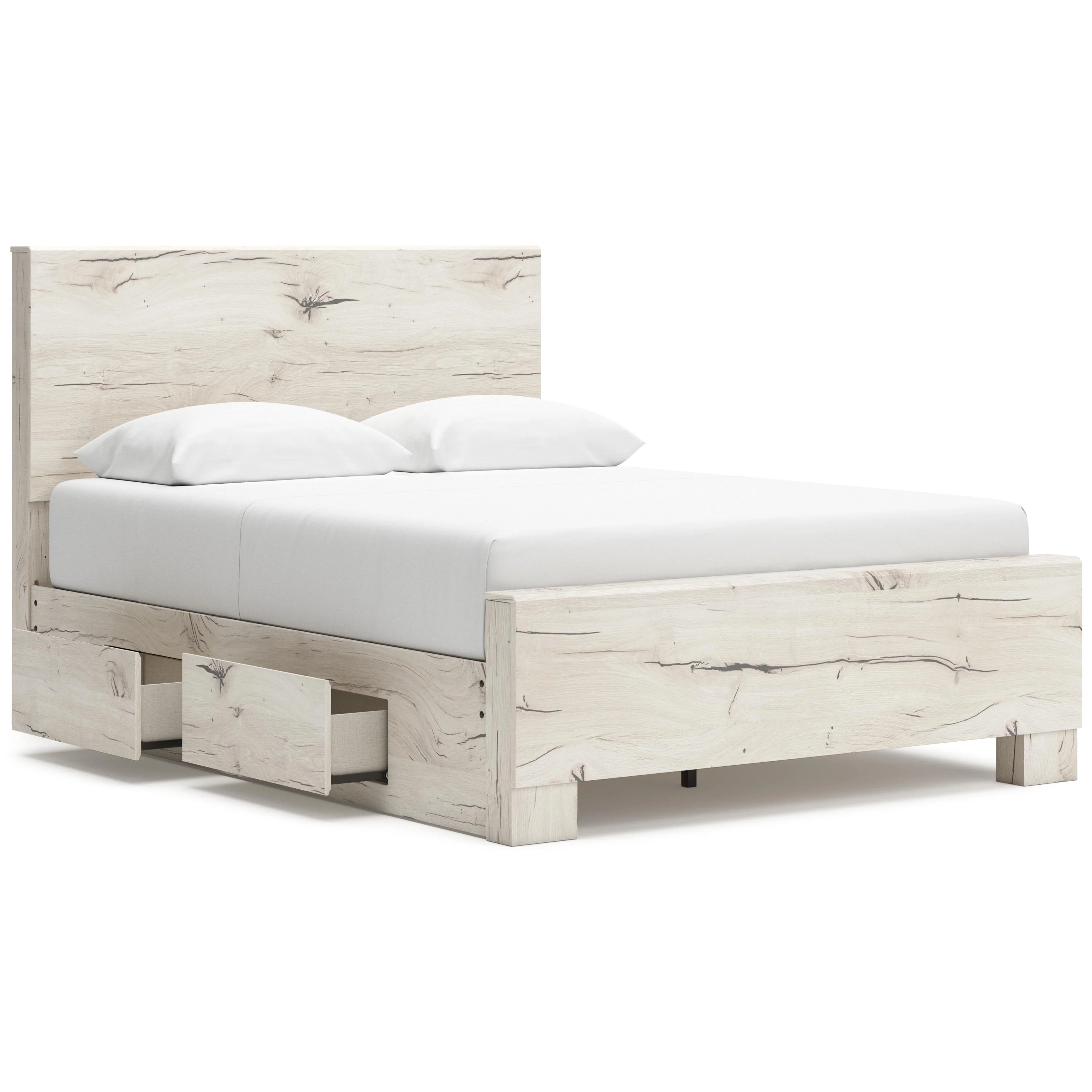 Signature Design by Ashley Lawroy B2310B6 Queen Panel Bed with Storage - Image 2