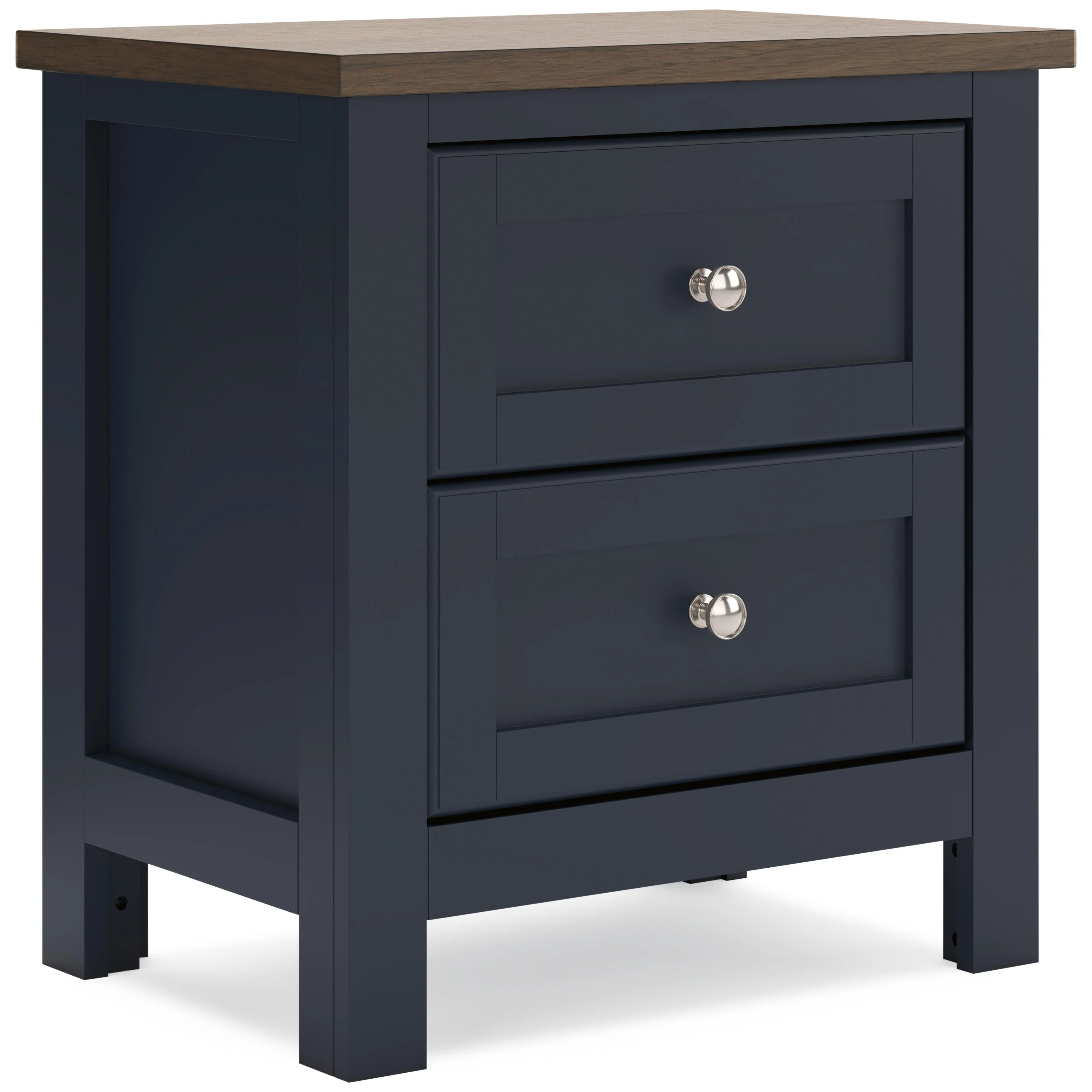 Signature Design by Ashley Landocken B414-92 Two Drawer Night Stand - Image 1
