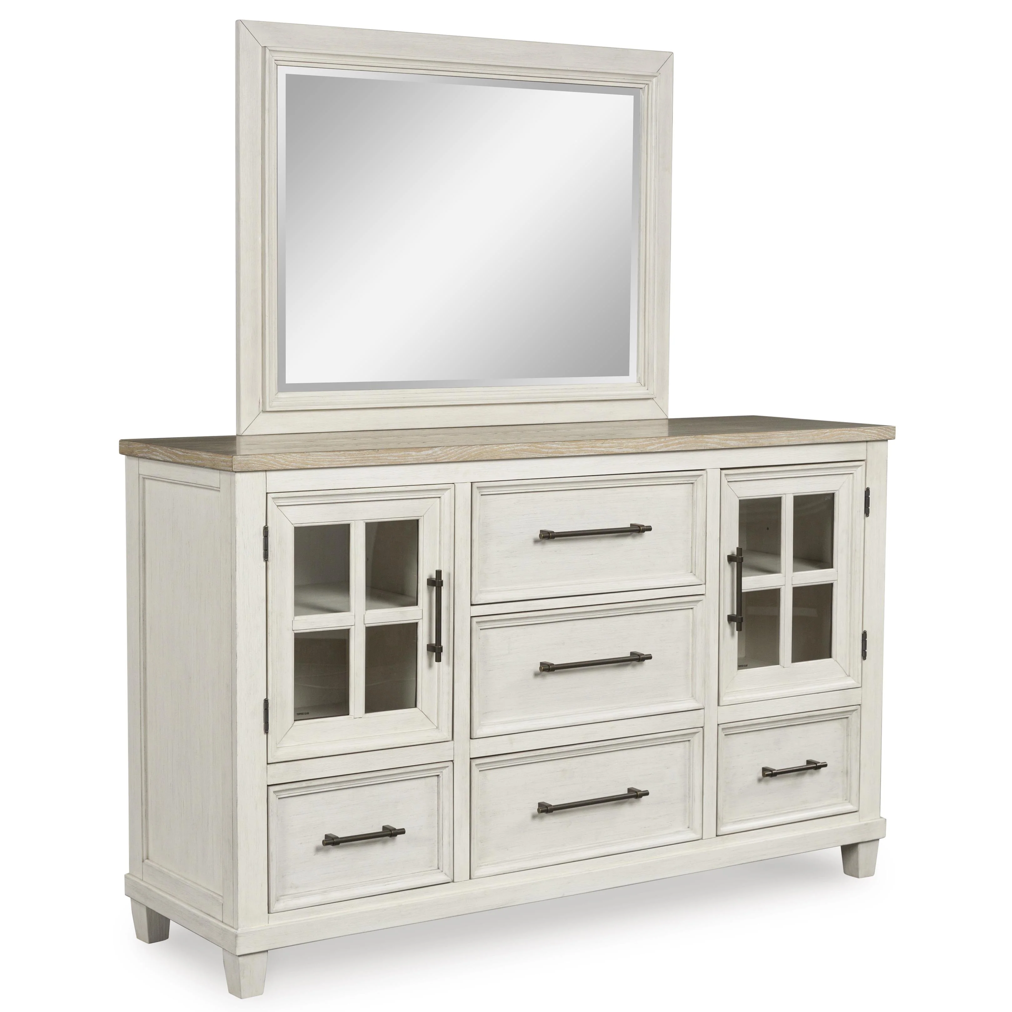 Benchcraft Shaybrock B683B1 Dresser and Mirror - Image 1