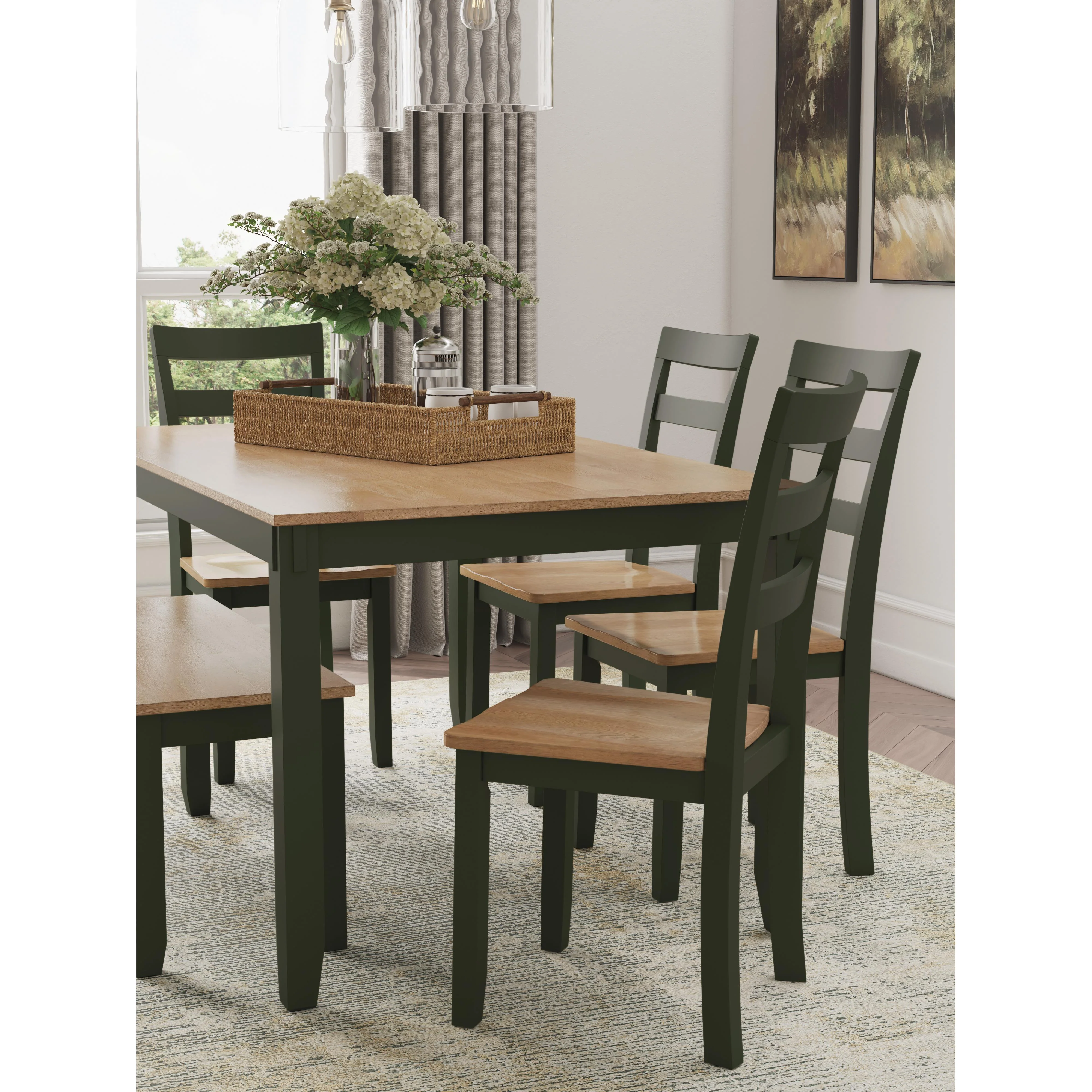 Signature Design by Ashley Gesthaven D401-325 Dining Room Table Set - Image 3