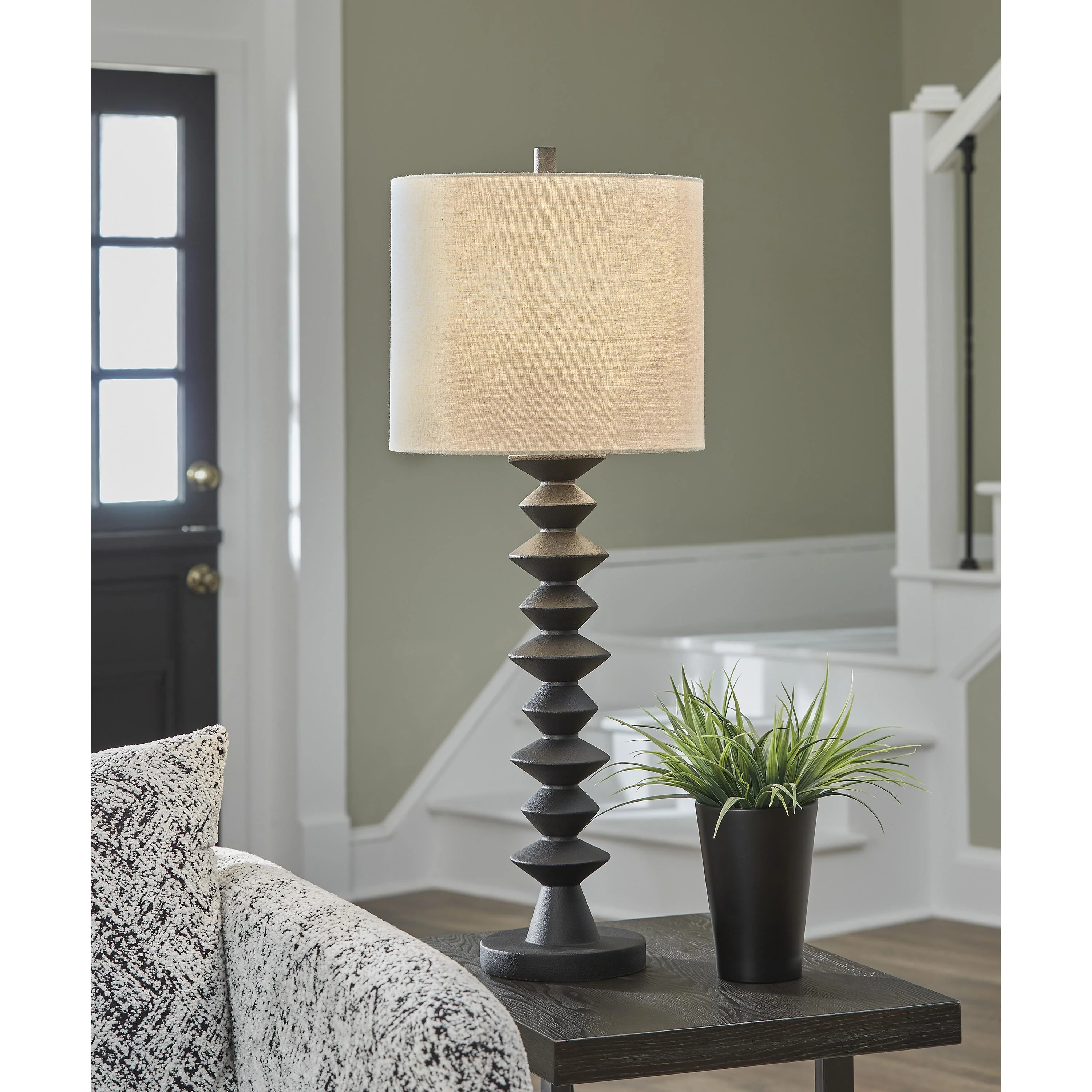 Signature Design by Ashley Luanndon L235783 Poly Buffet Lamp - Image 2