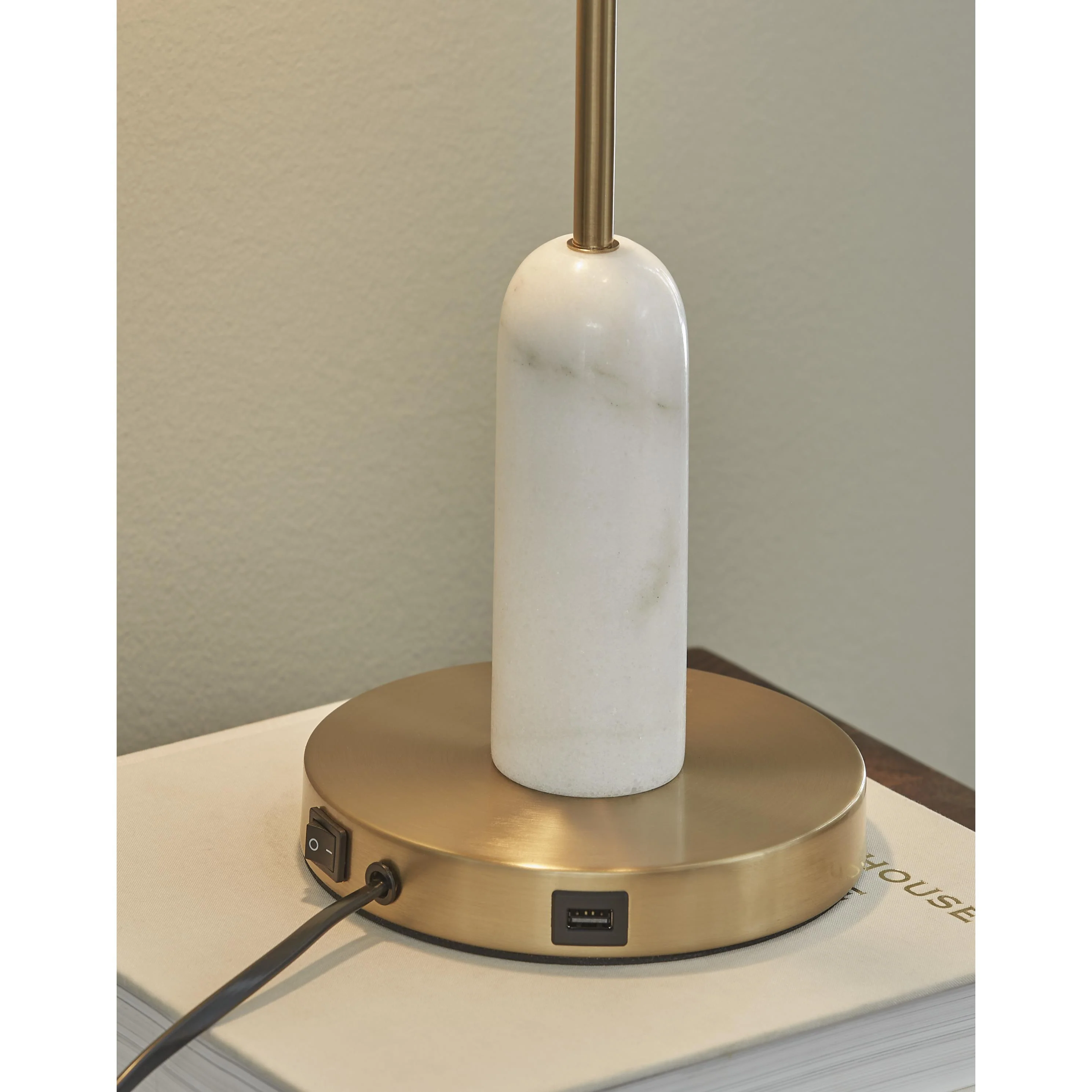 Signature Design by Ashley Rowleigh L734392 Marble Desk Lamp - Image 3