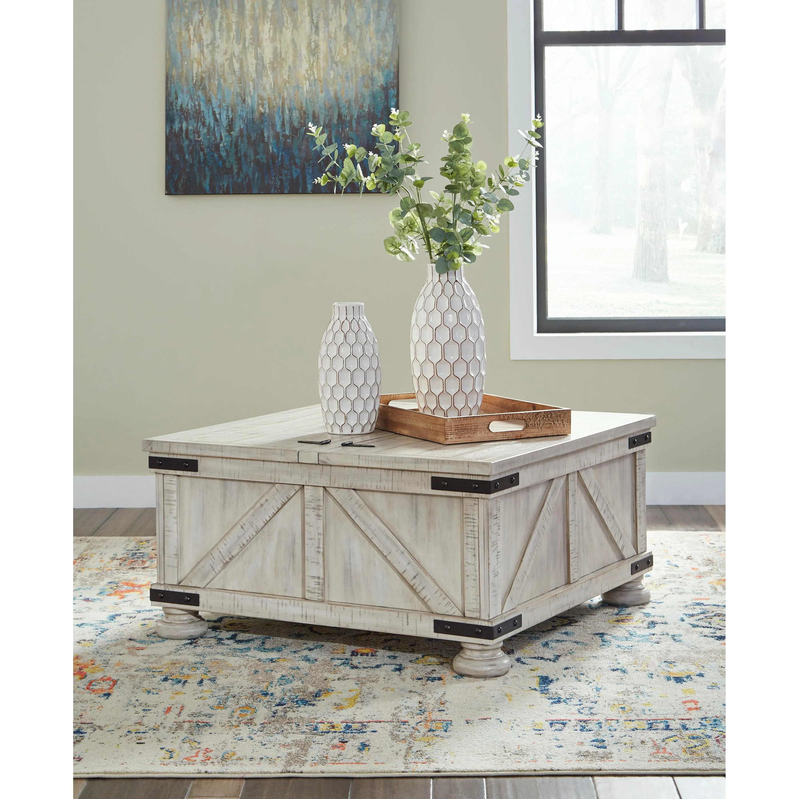 Signature Design by Ashley Carynhurst T929T1 Coffee Table and 2 End Tables - Image 2