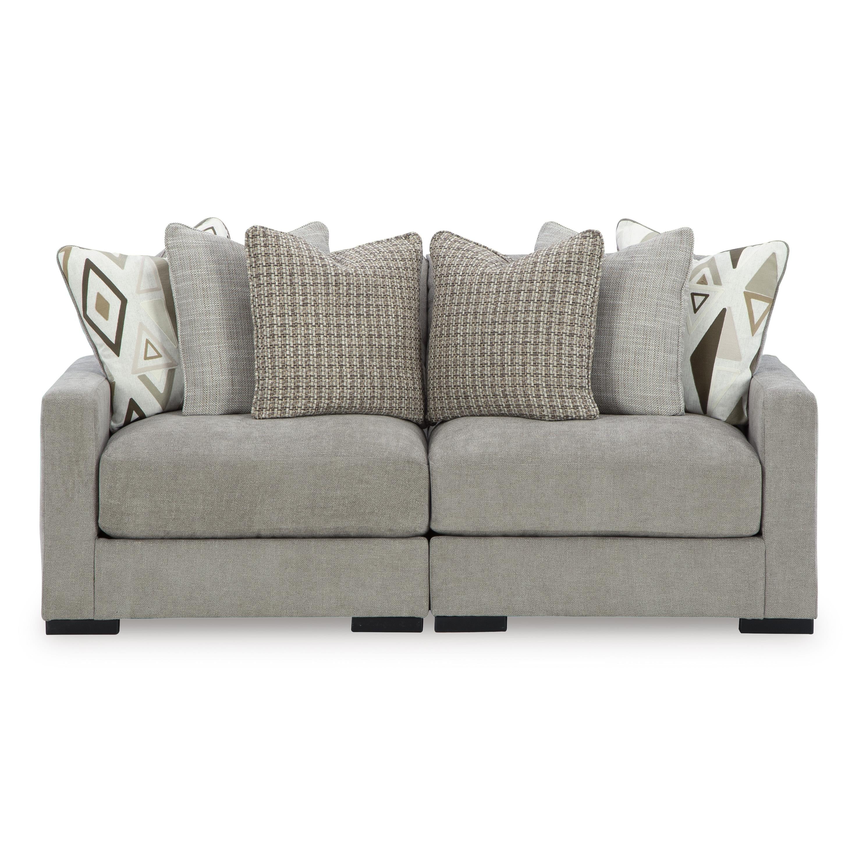 Benchcraft Aslan Court 20305S1 2 pc Loveseat Sectional - Image 1
