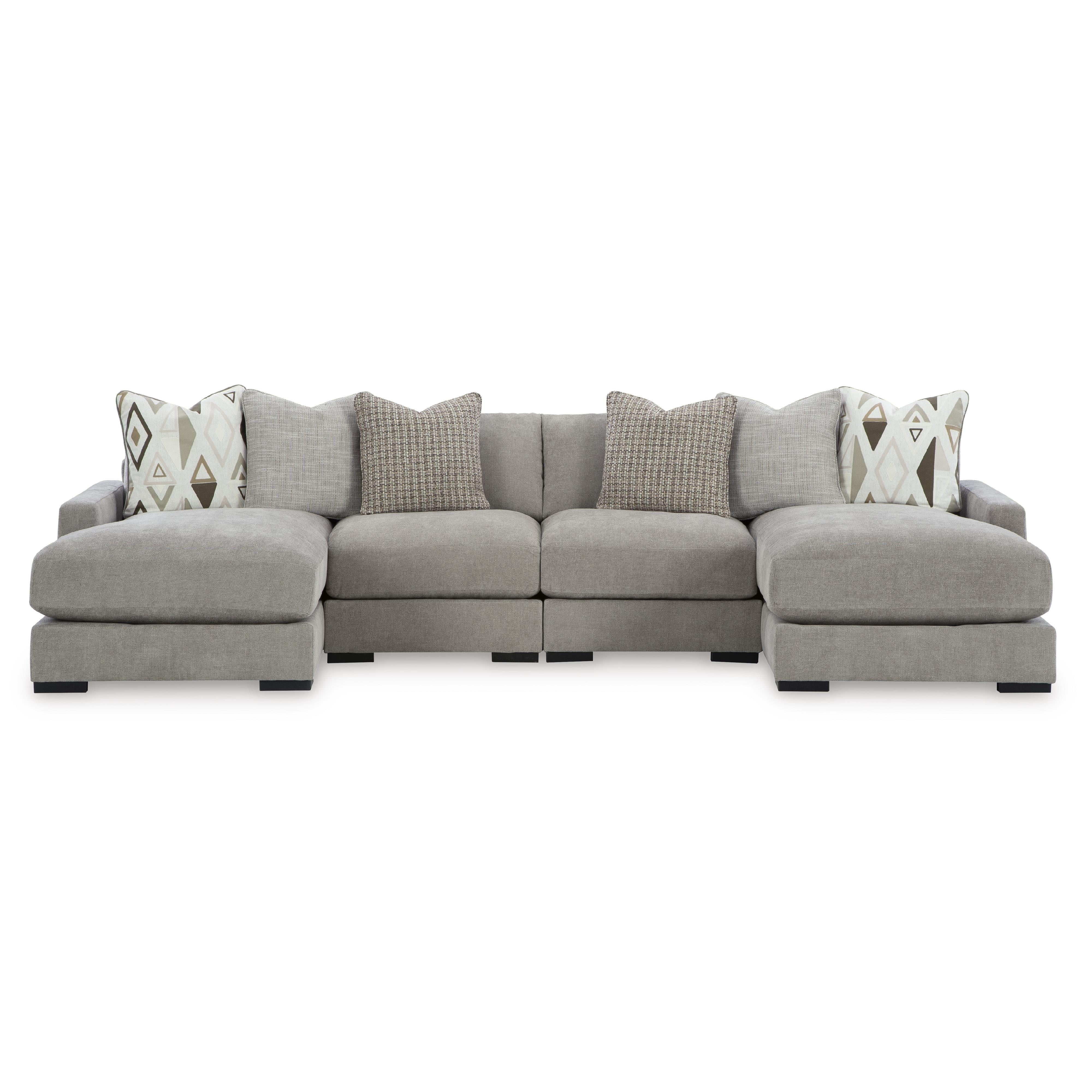 Benchcraft Aslan Court 20305S5 4 pc Sofa Pit Sectional - Image 1