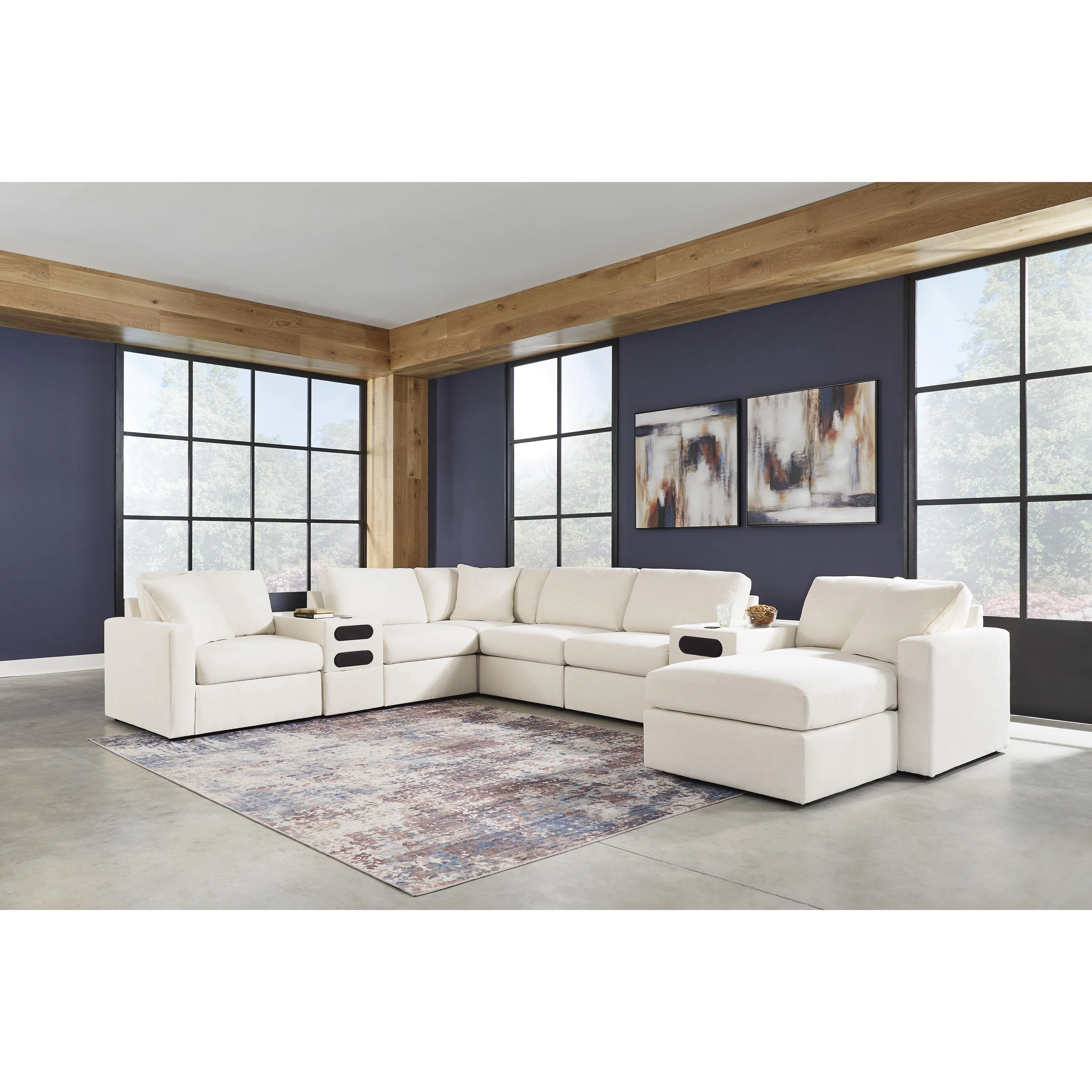 Signature Design by Ashley Modmax 92103S16 8 pc Sectional with Audio System - Image 2