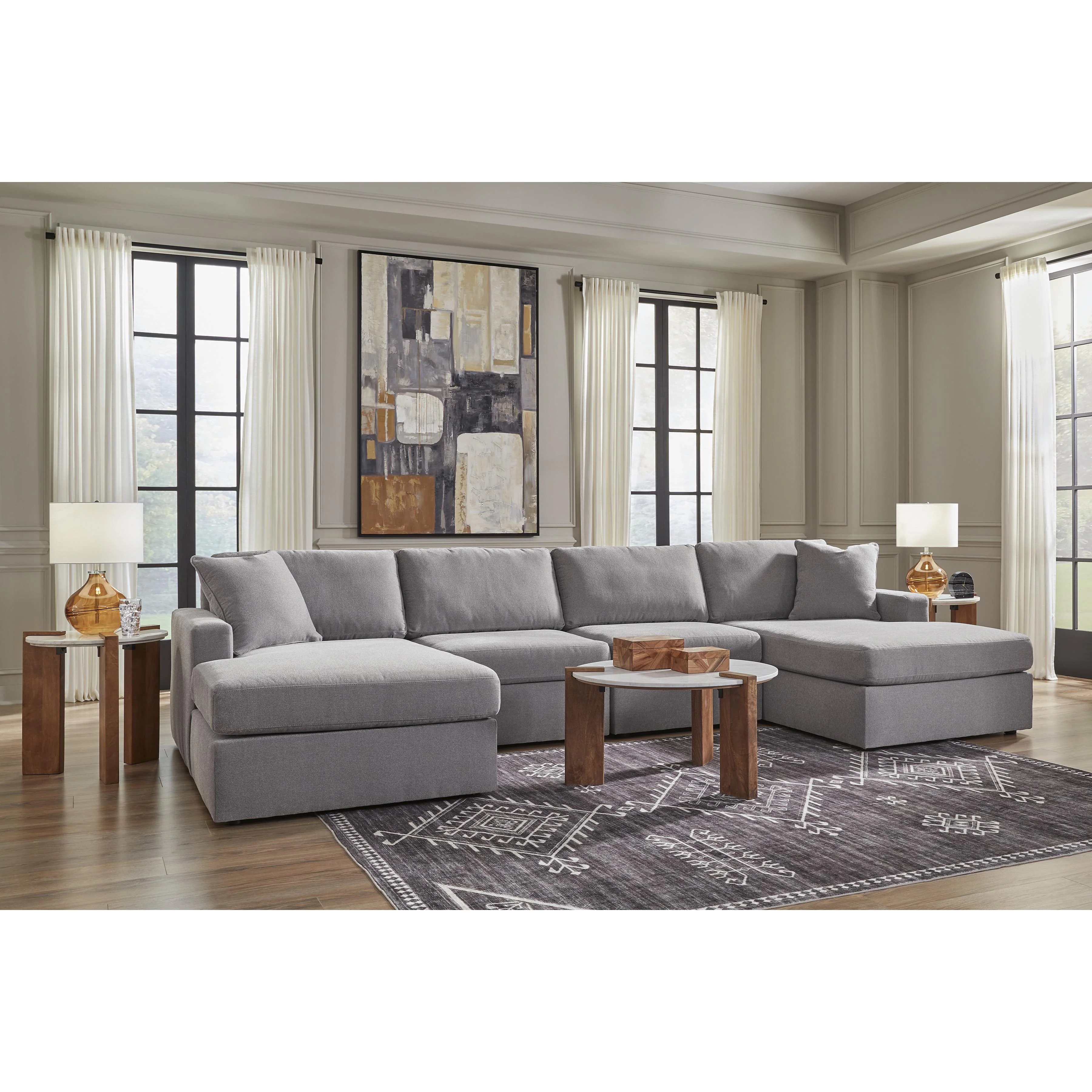 Signature Design by Ashley Modmax 92104S19 4 pc Pit Sectional - Image 3