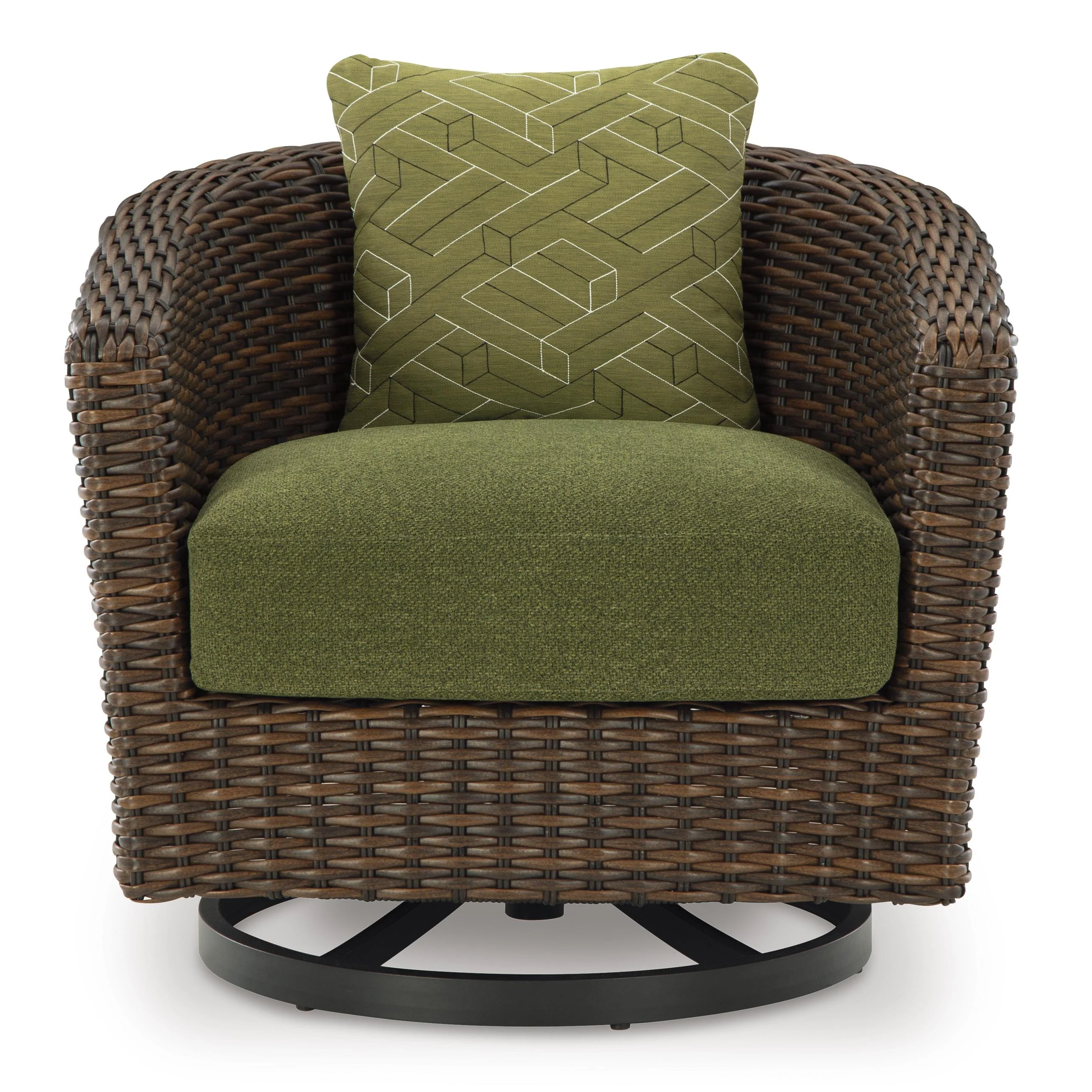 Signature Design by Ashley Horizon Hall P572-821 Swivel Lounge with Cushion - Image 2