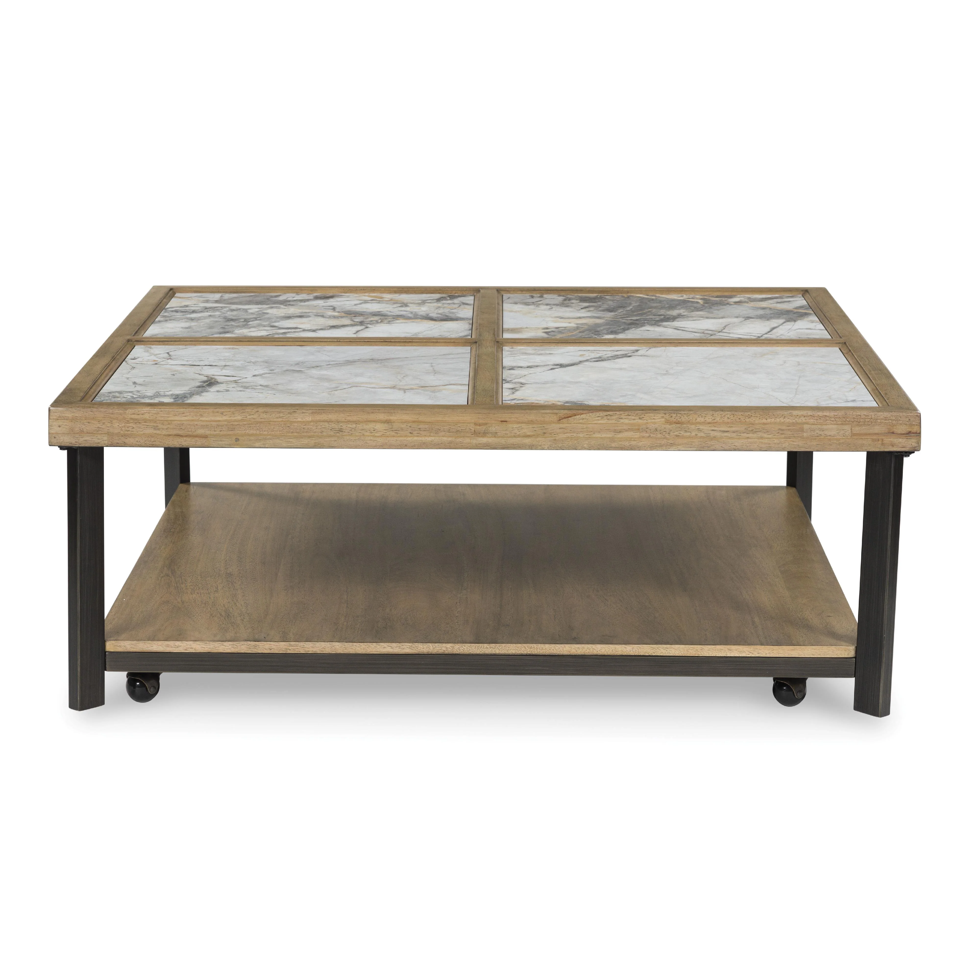 Signature Design by Ashley Montia T632-8 Square Cocktail Table - Image 3