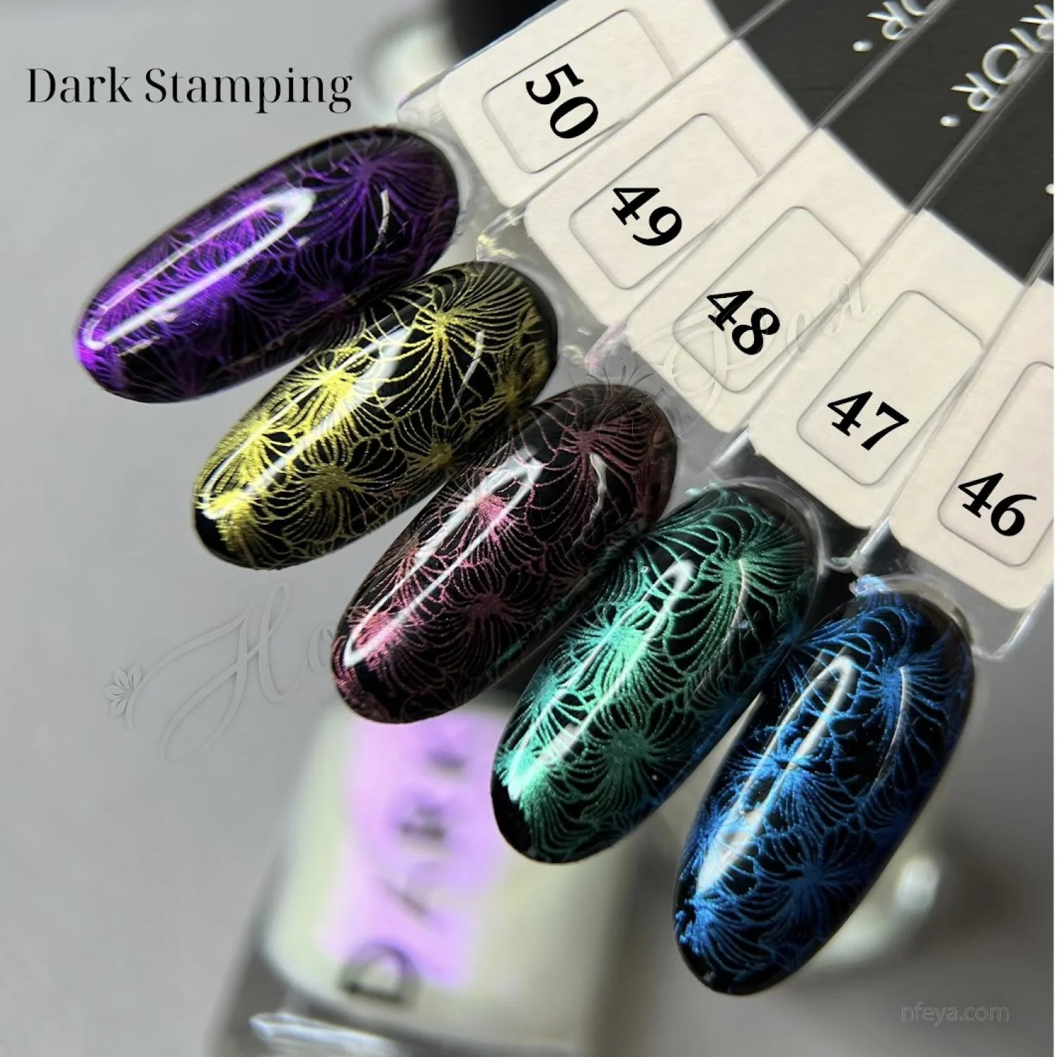 DARK Stamping Polish Pink Chameleon #48, 10ml - Image 3