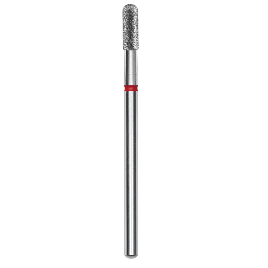DIAMOND NAIL DRILL BIT, "CYLINDER", RED, HEAD DIAMETER 2.3/6.5MM (FA30R023/6.5) - STALEKS™ - Image 1