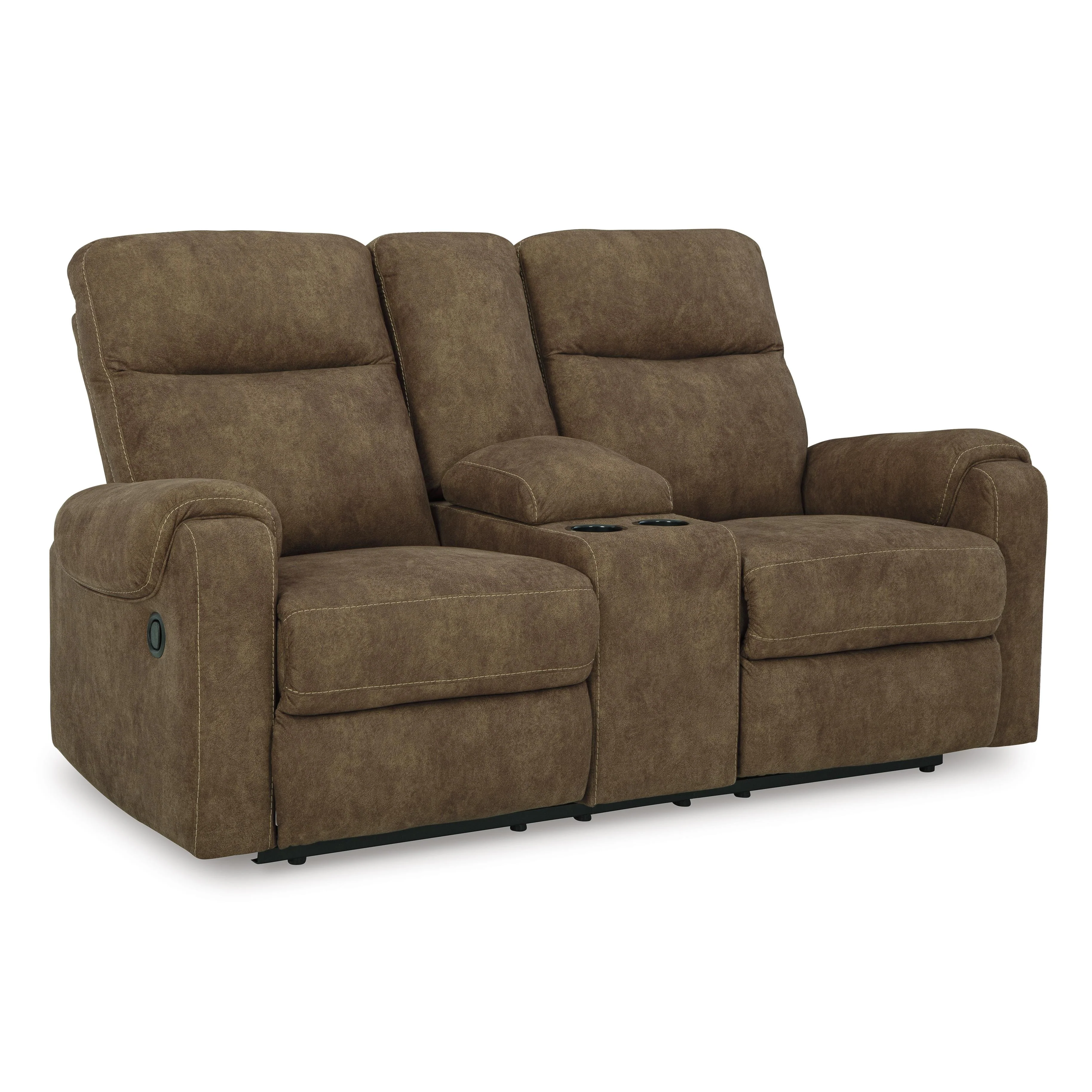 Signature Design by Ashley Edenwold 1380594C Double Reclining Loveseat with Console