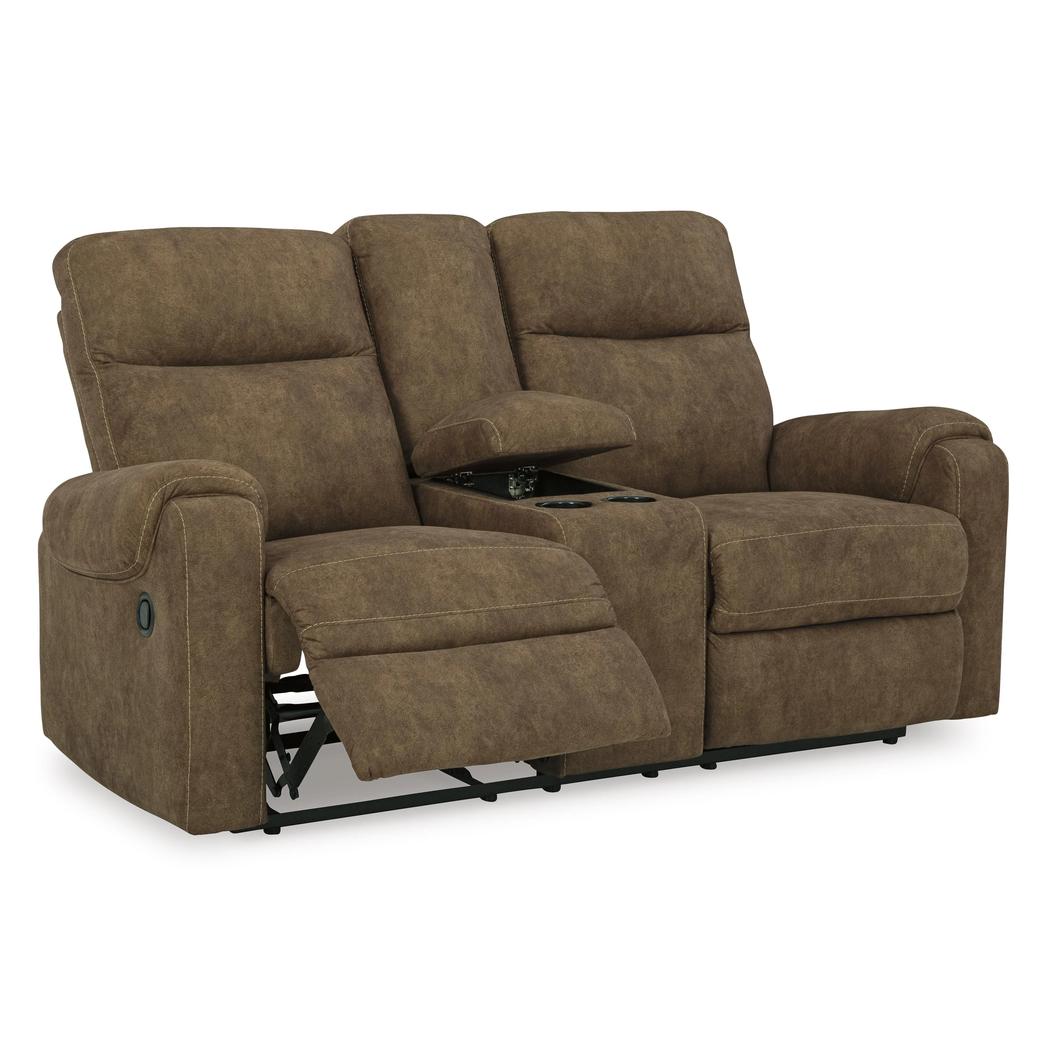 Signature Design by Ashley Edenwold 1380594C Double Reclining Loveseat with Console - Image 2