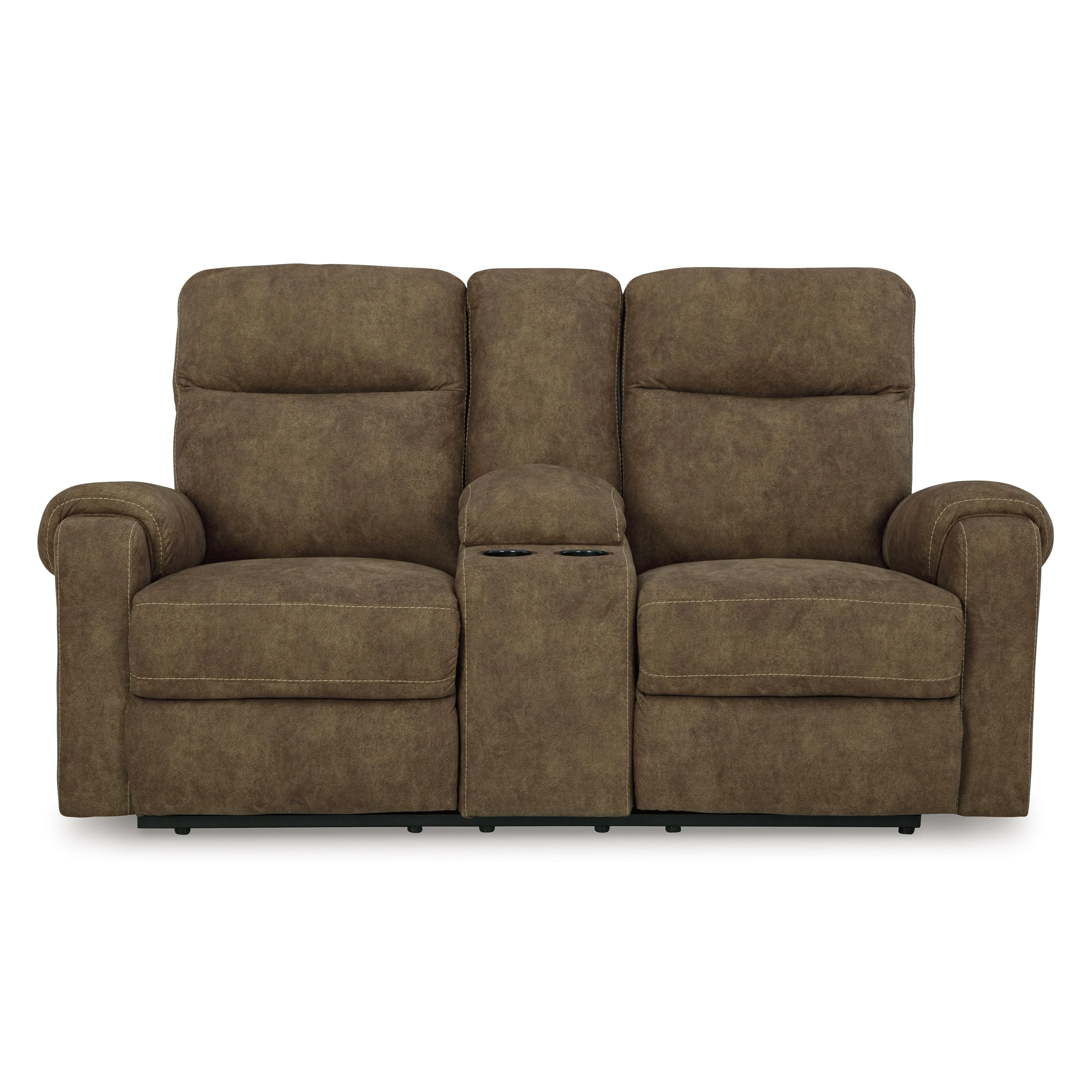 Signature Design by Ashley Edenwold 1380594C Double Reclining Loveseat with Console - Image 3