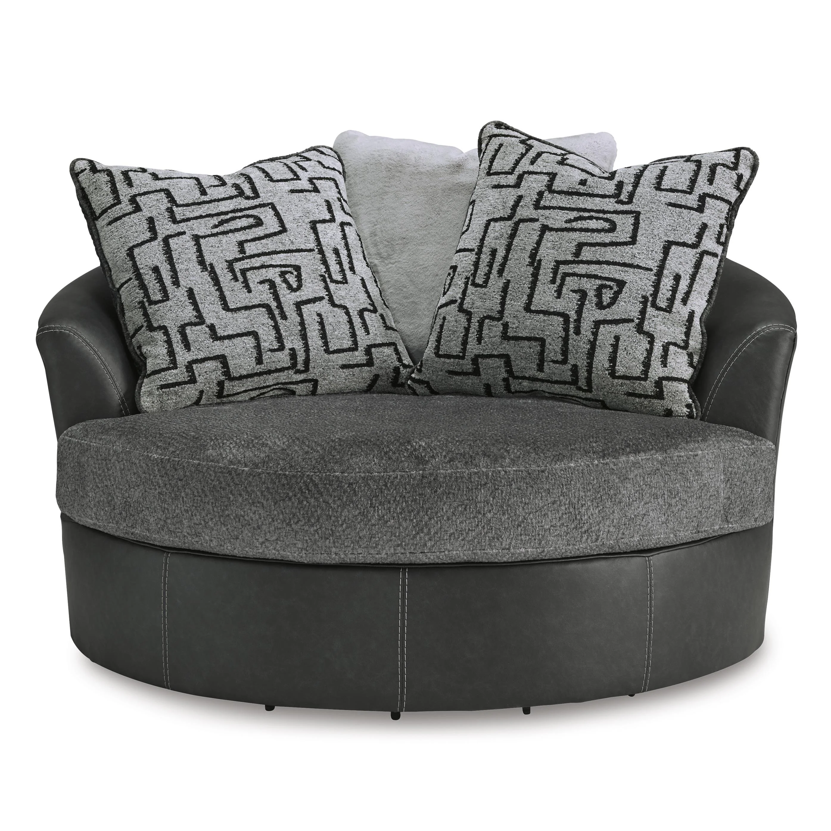 Benchcraft Brixley Pier 2990621C Oversized Swivel Accent Chair - Image 2