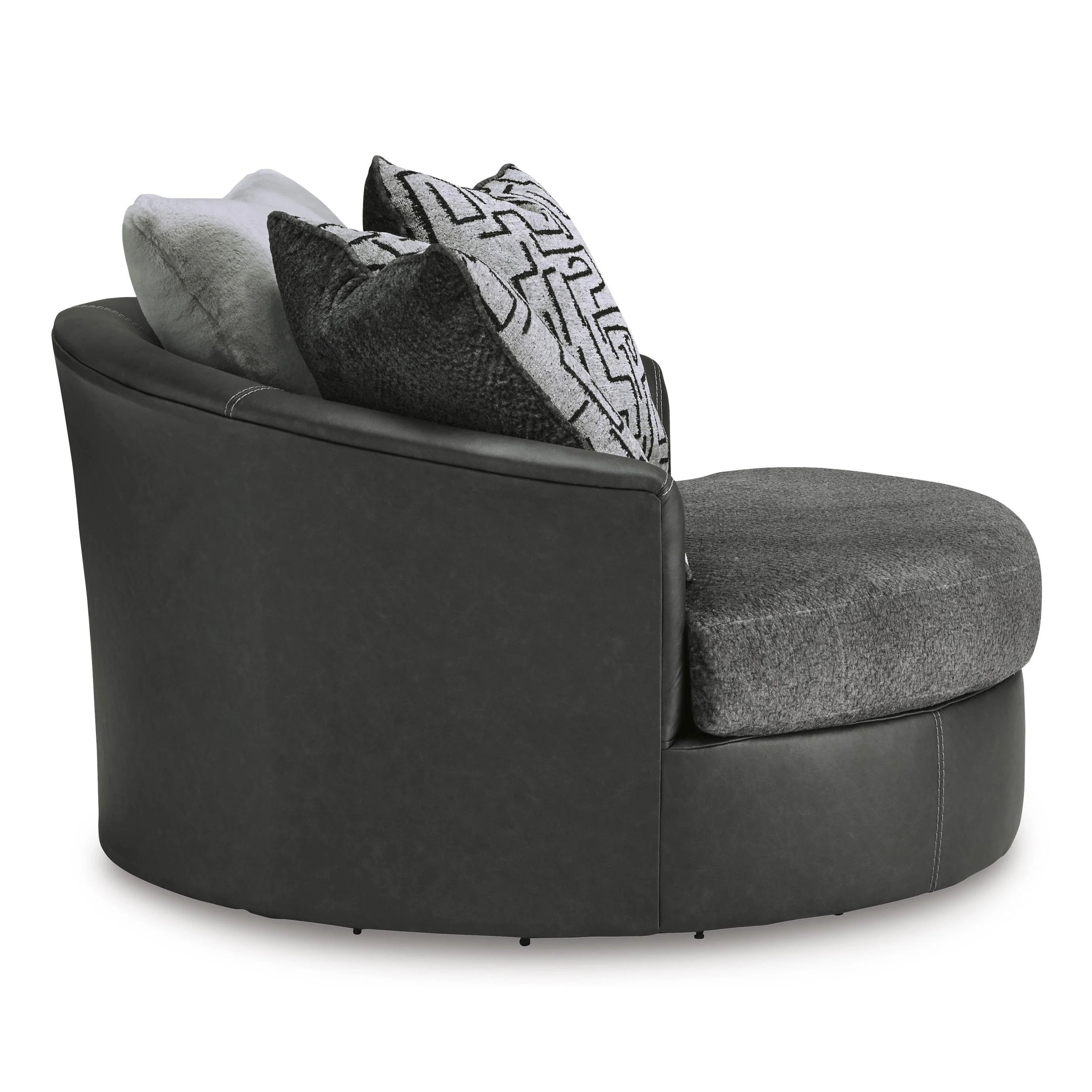 Benchcraft Brixley Pier 2990621C Oversized Swivel Accent Chair - Image 3