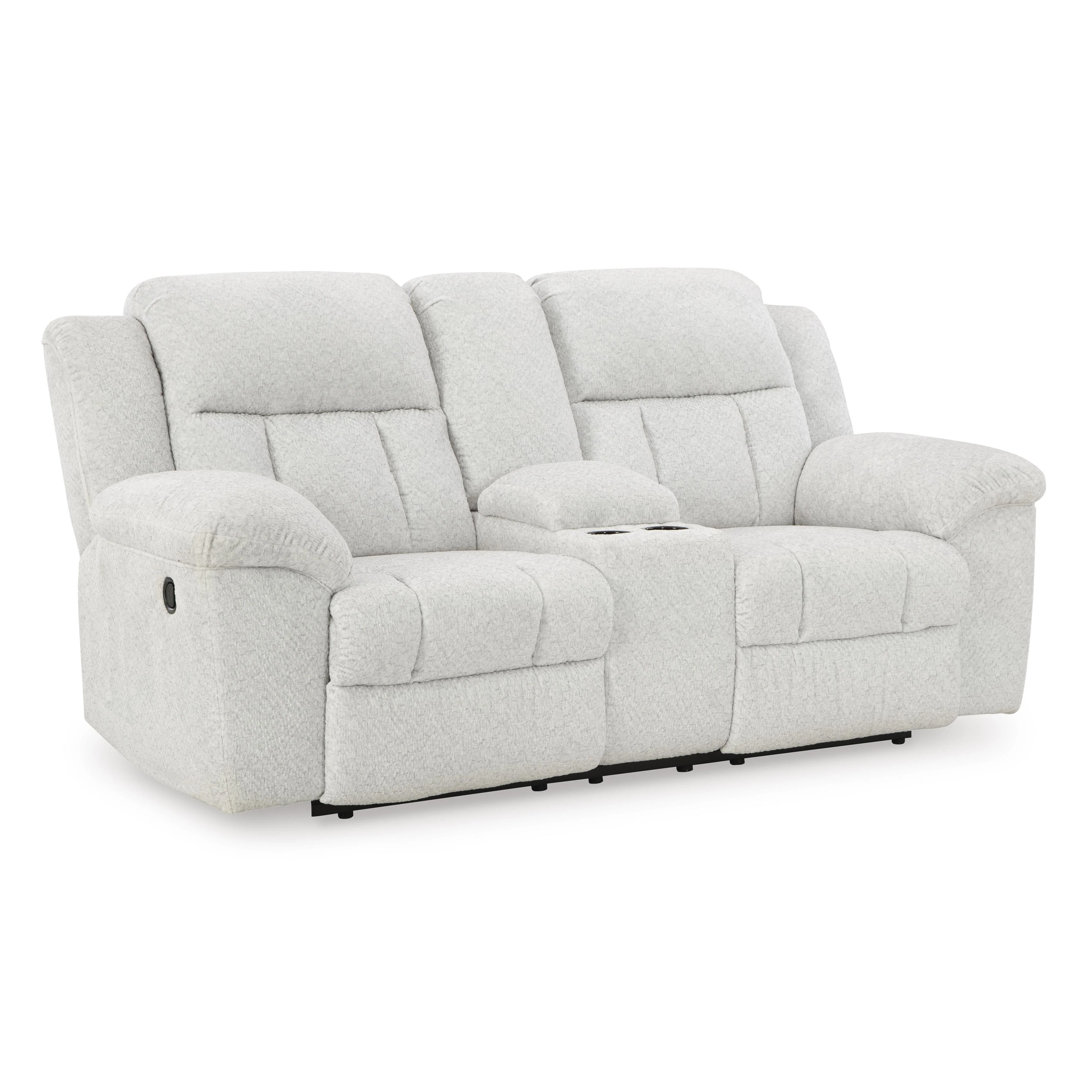 Signature Design by Ashley Frohn 3740594C Double Reclining Loveseat with Console