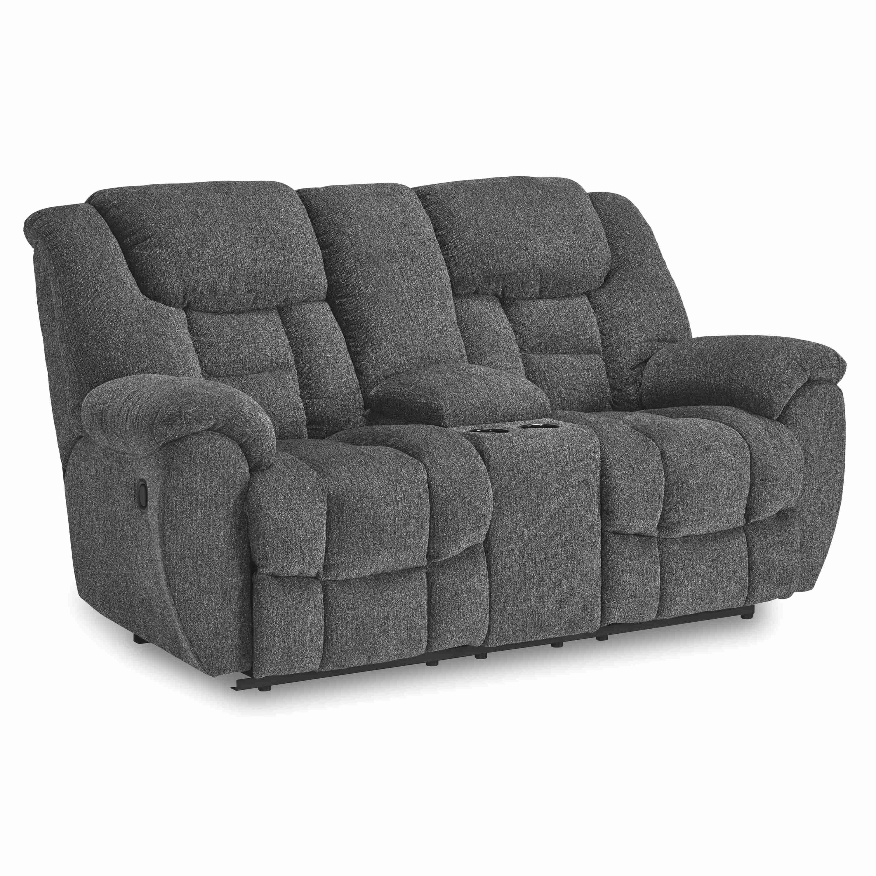 Signature Design by Ashley Foreside 3810494C Double Reclining Loveseat with Console