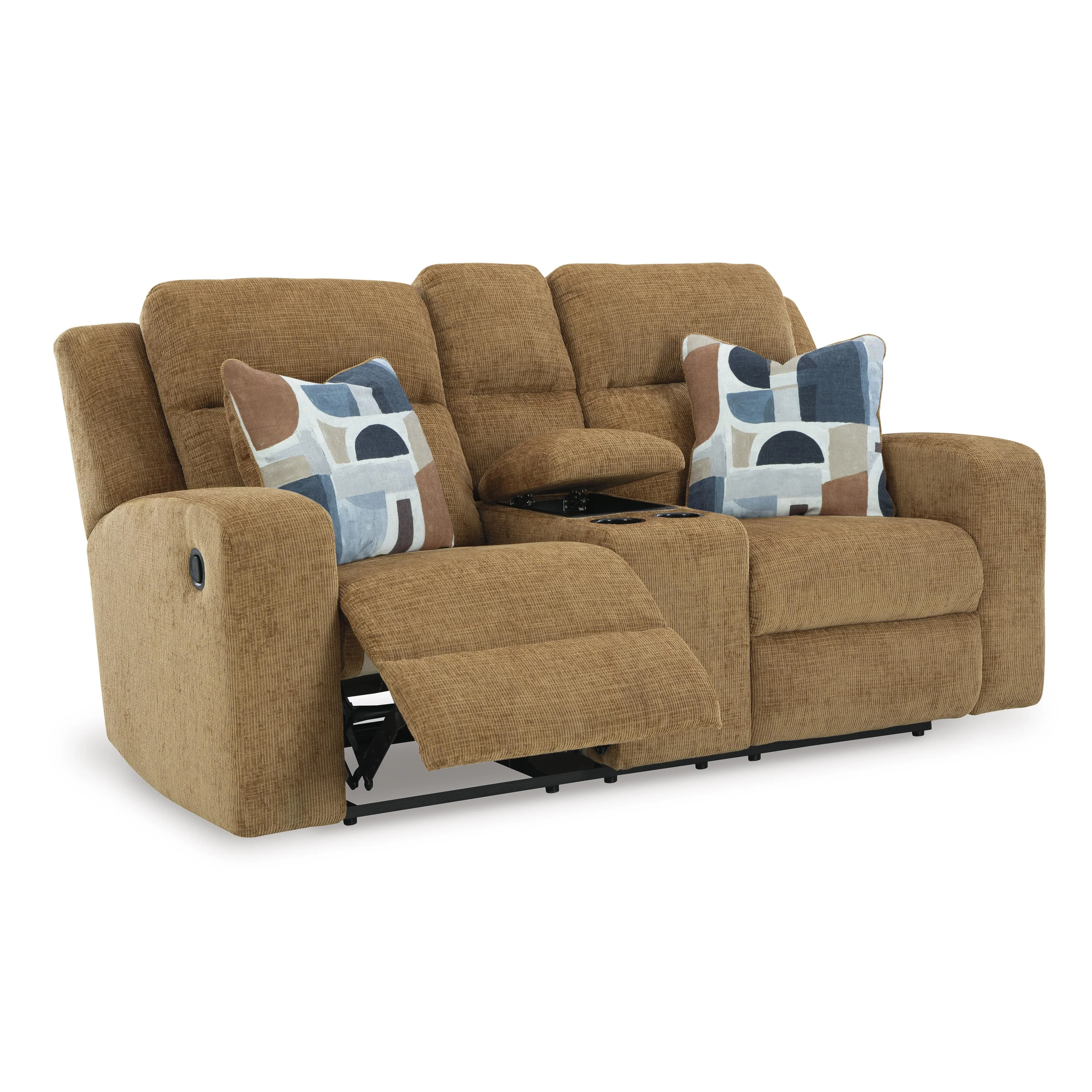 Signature Design by Ashley Kanlow 3860594C Double Reclining Loveseat with Console - Image 2