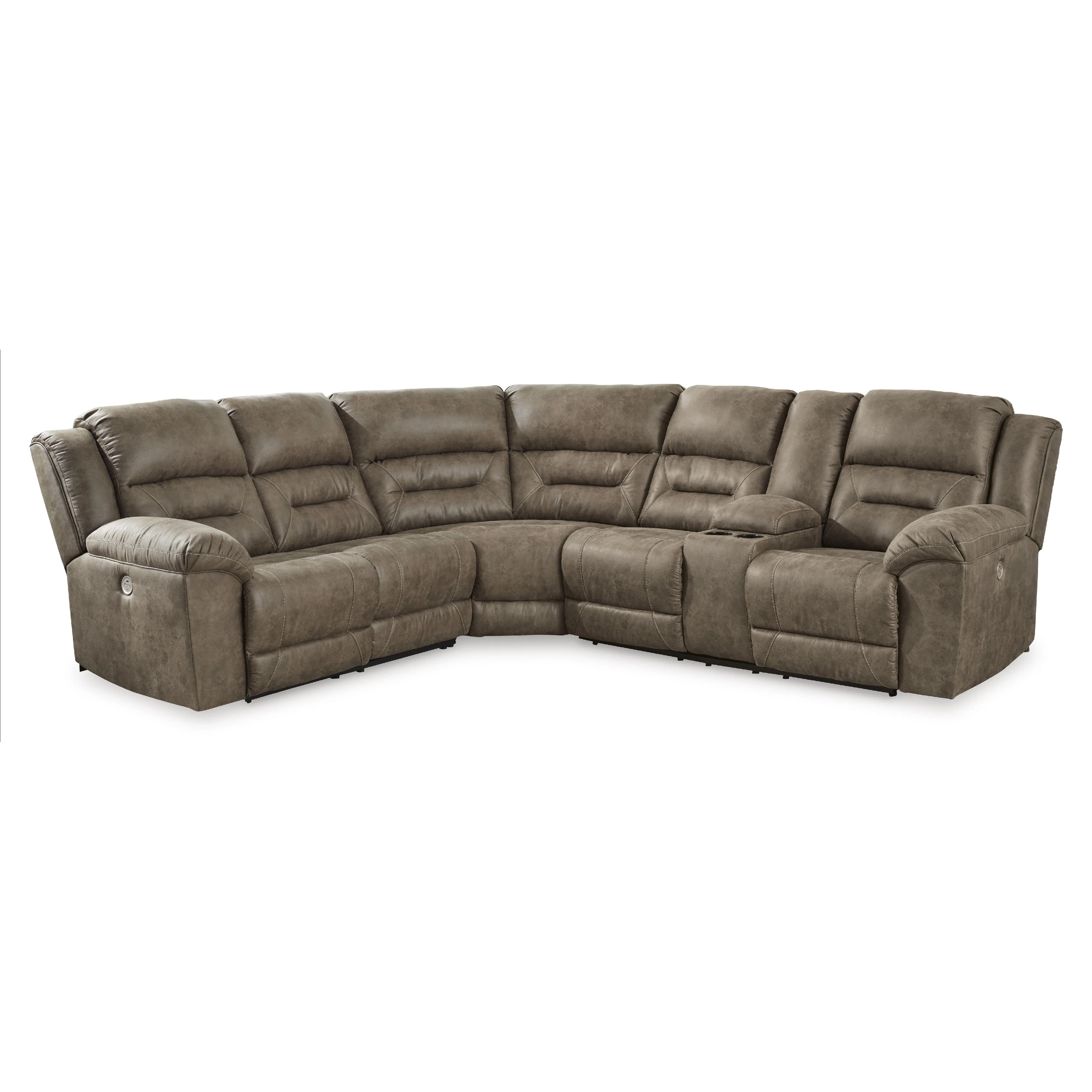 Signature Design by Ashley Ravenel 83106S2C 3 pc Power Reclining Sectional - Image 1