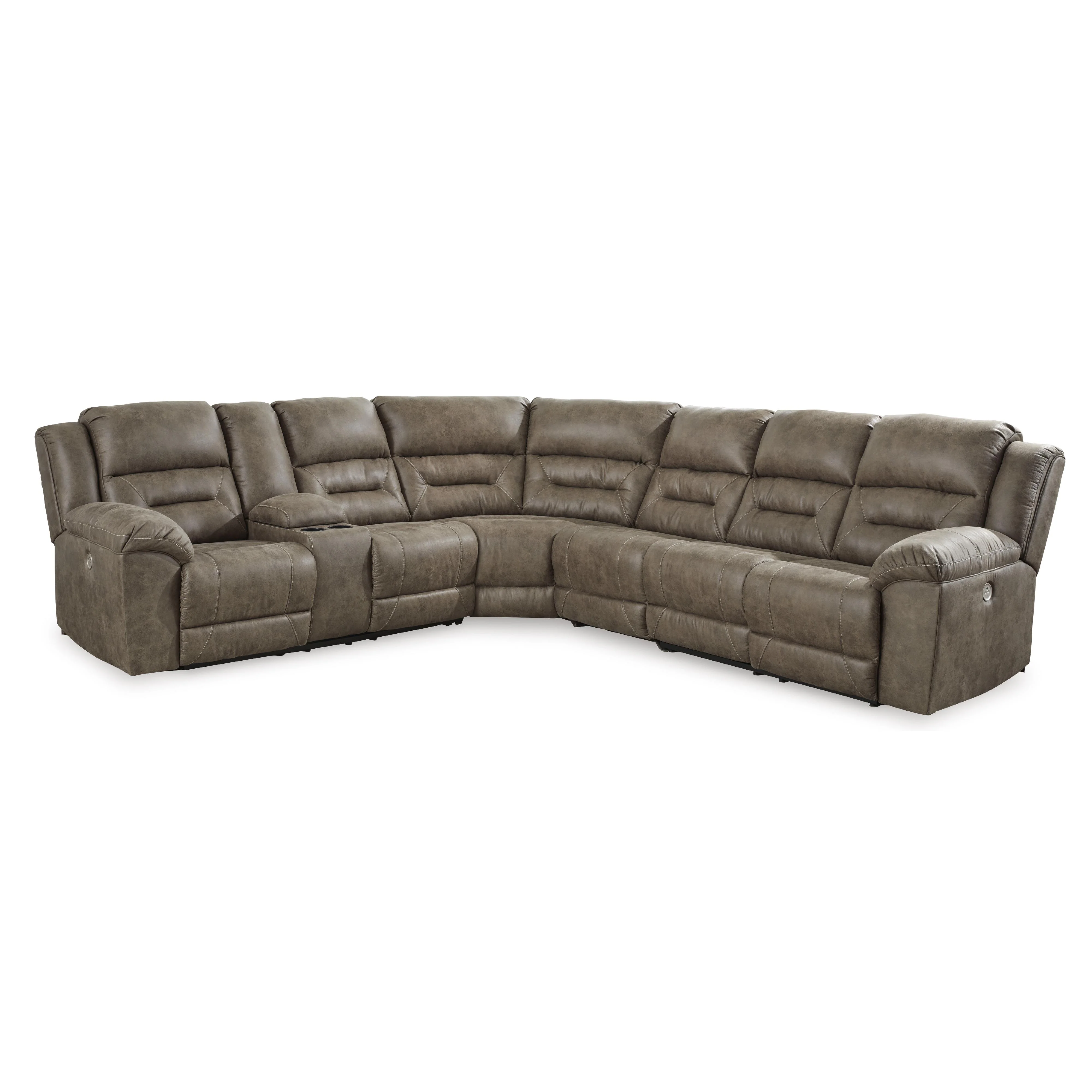 Signature Design by Ashley Ravenel 83106S3C 4 pc Power Reclining Sectional - Image 1