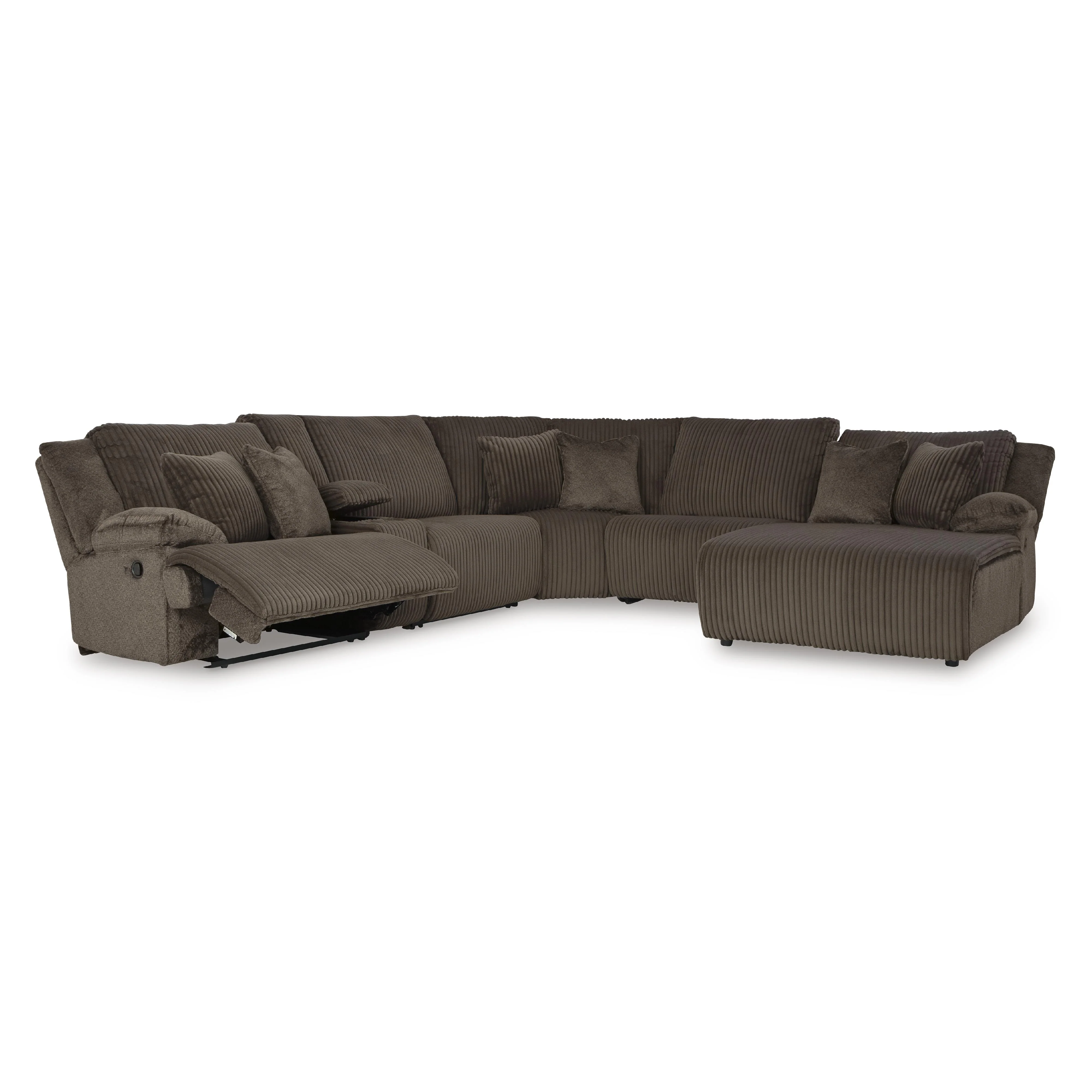 Signature Design by Ashley Top Tier 92705S1C 6 pc Reclining Sectional with Chaise - Image 2
