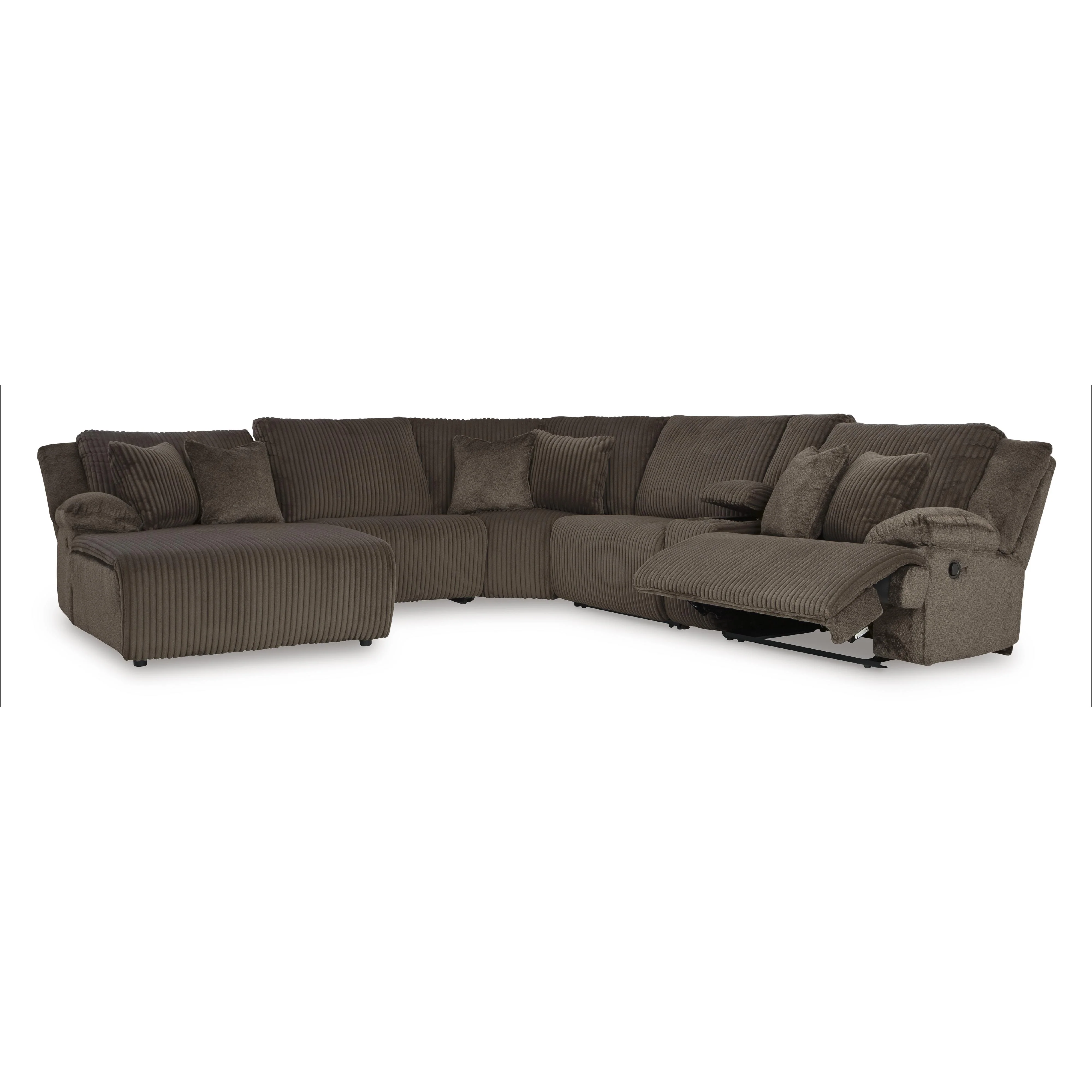 Signature Design by Ashley Top Tier 92705S2C 6 pc Reclining Sectional with Chaise - Image 2