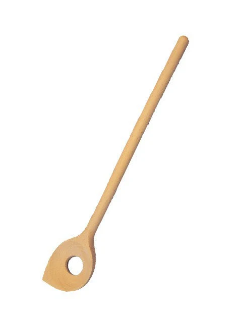 Pointed Wood Spoon with Hole