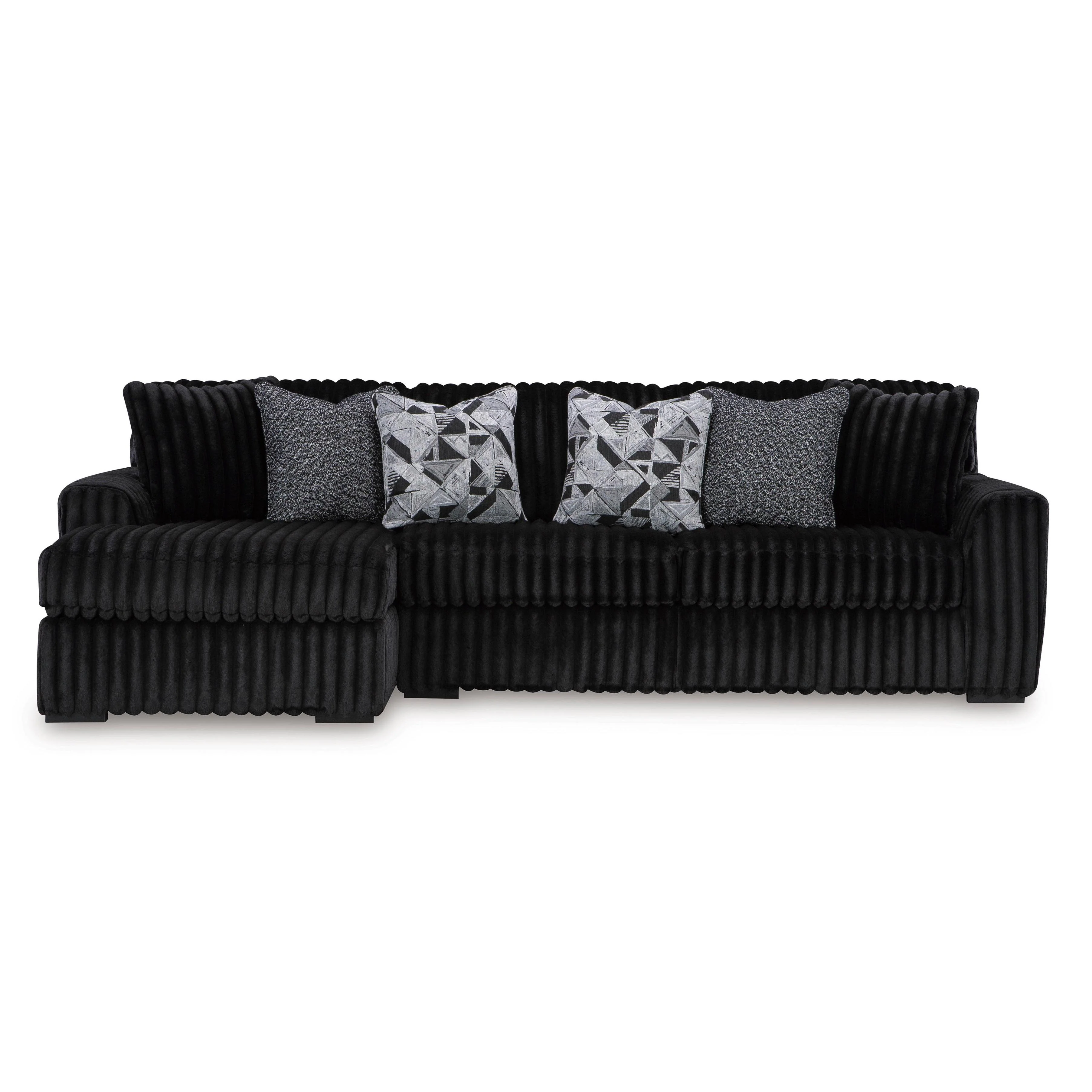 Signature Design by Ashley Midnight-Madness 98103S1 2 pc Sectional Sofa with Chaise - Image 1