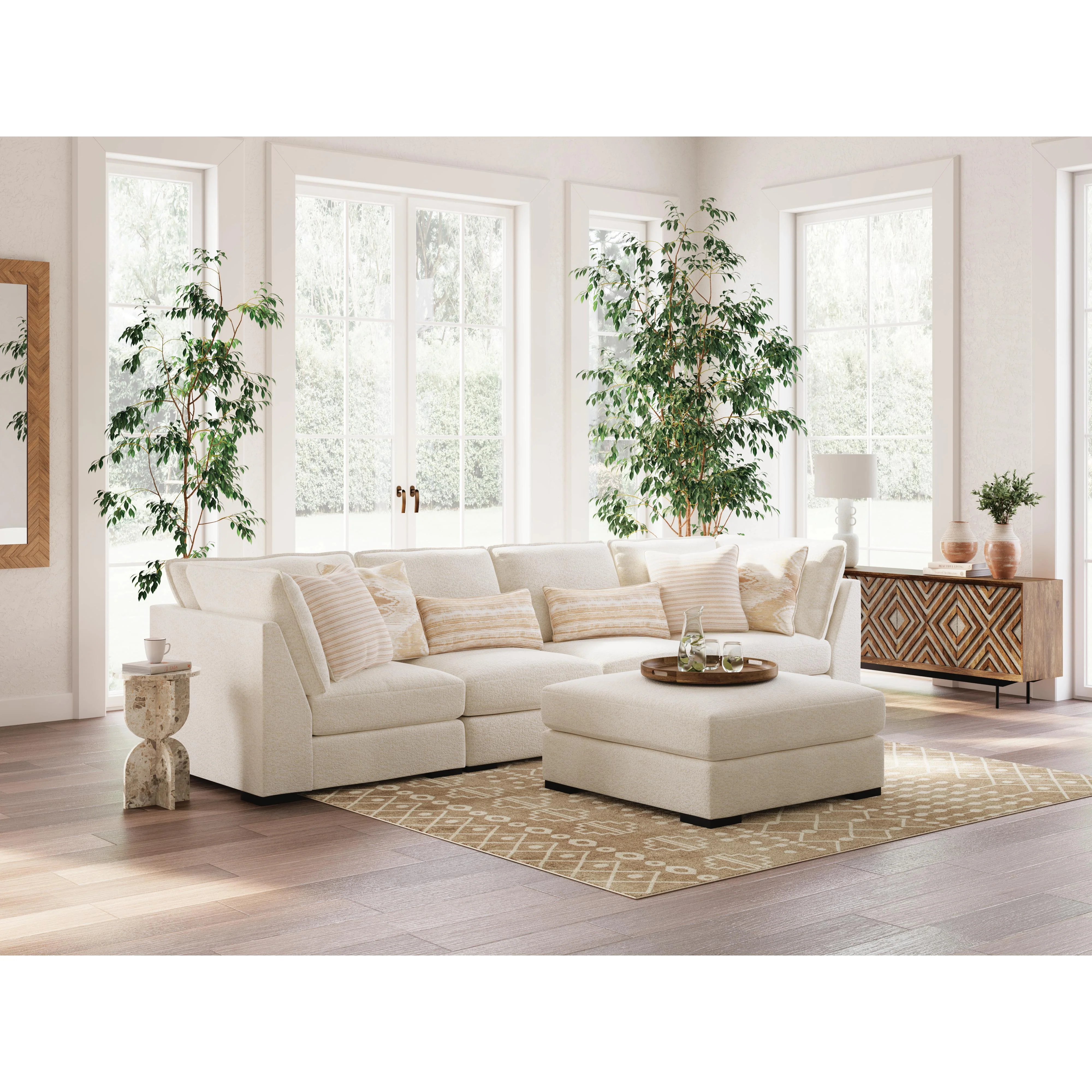 Benchcraft Donelson Creek 48002S2 4 pc Sectional - Image 3