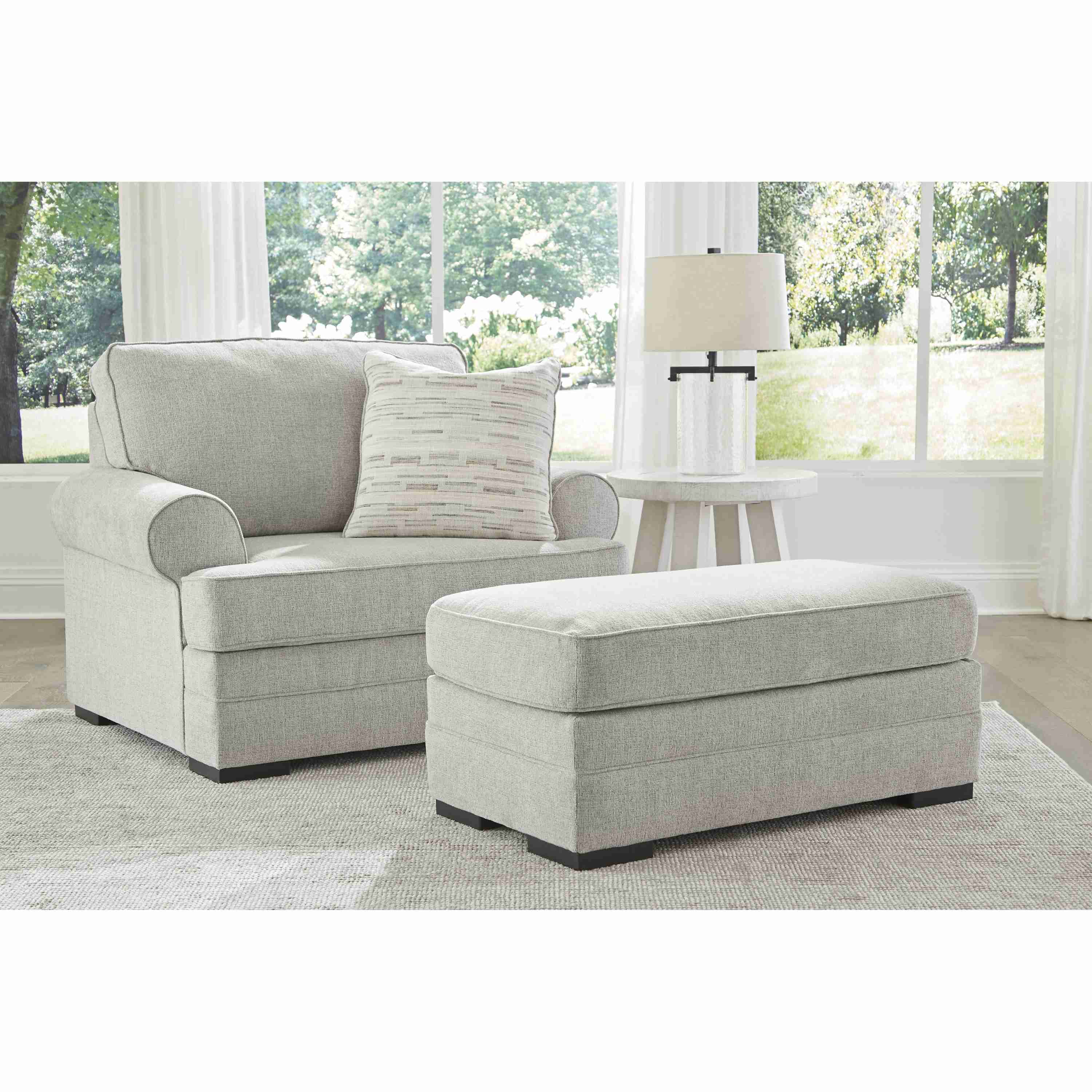 Benchcraft Eastonbridge 56603U2 Oversized Chair and Ottoman - Image 1