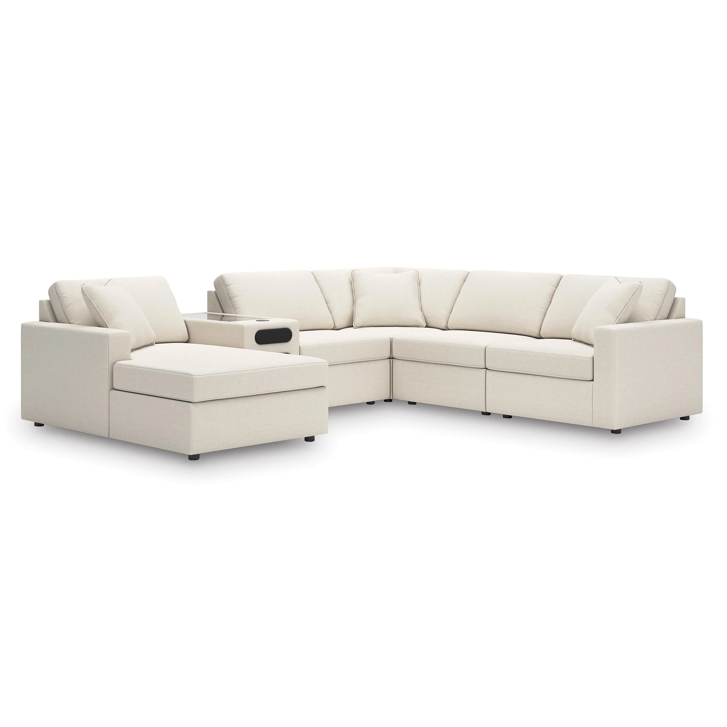 Signature Design by Ashley Modmax 92103S50 6 pc Sectional with Audio System and Chaise - Image 1