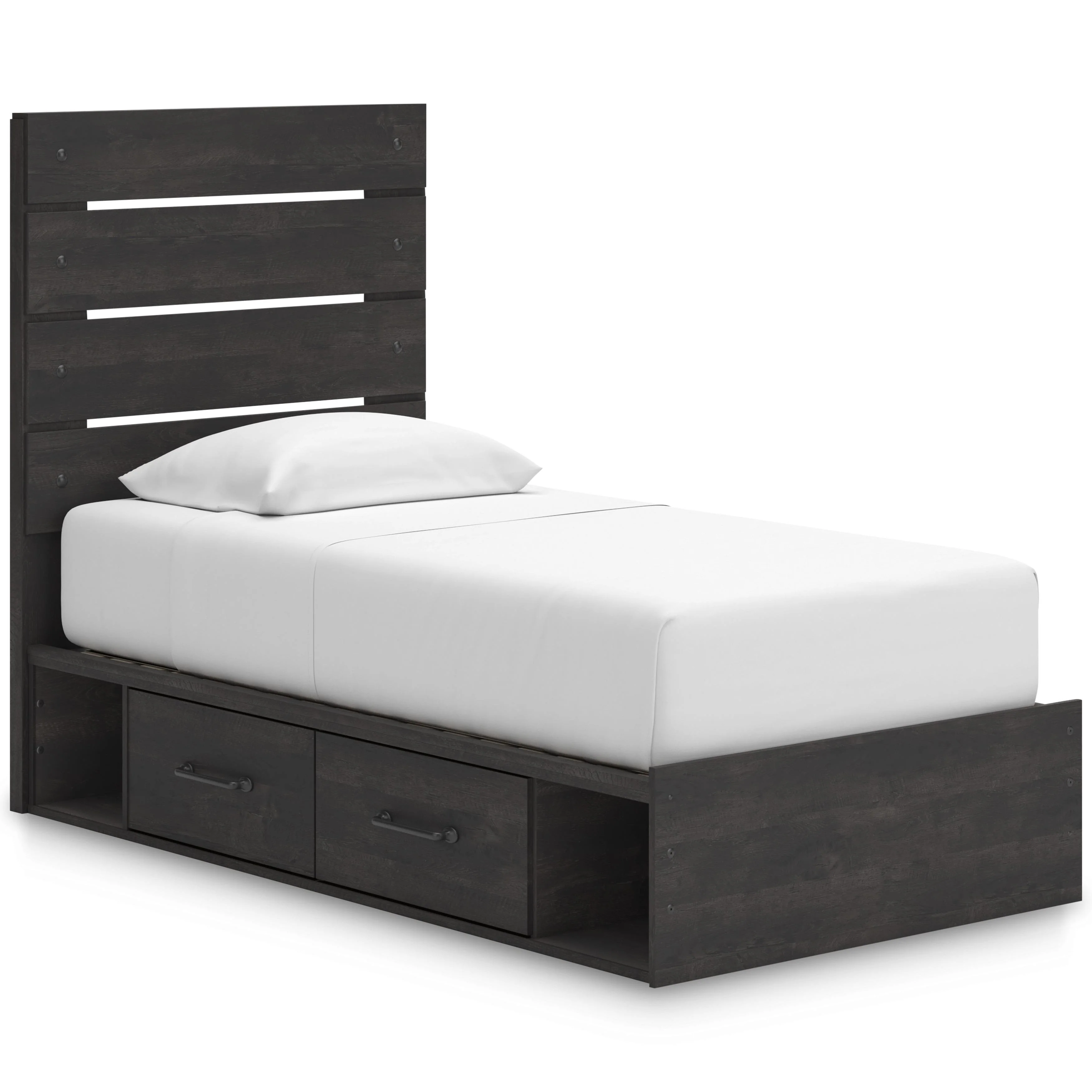 Signature Design by Ashley Hollivern PCB2108B18 Twin Panel Bed with Storage