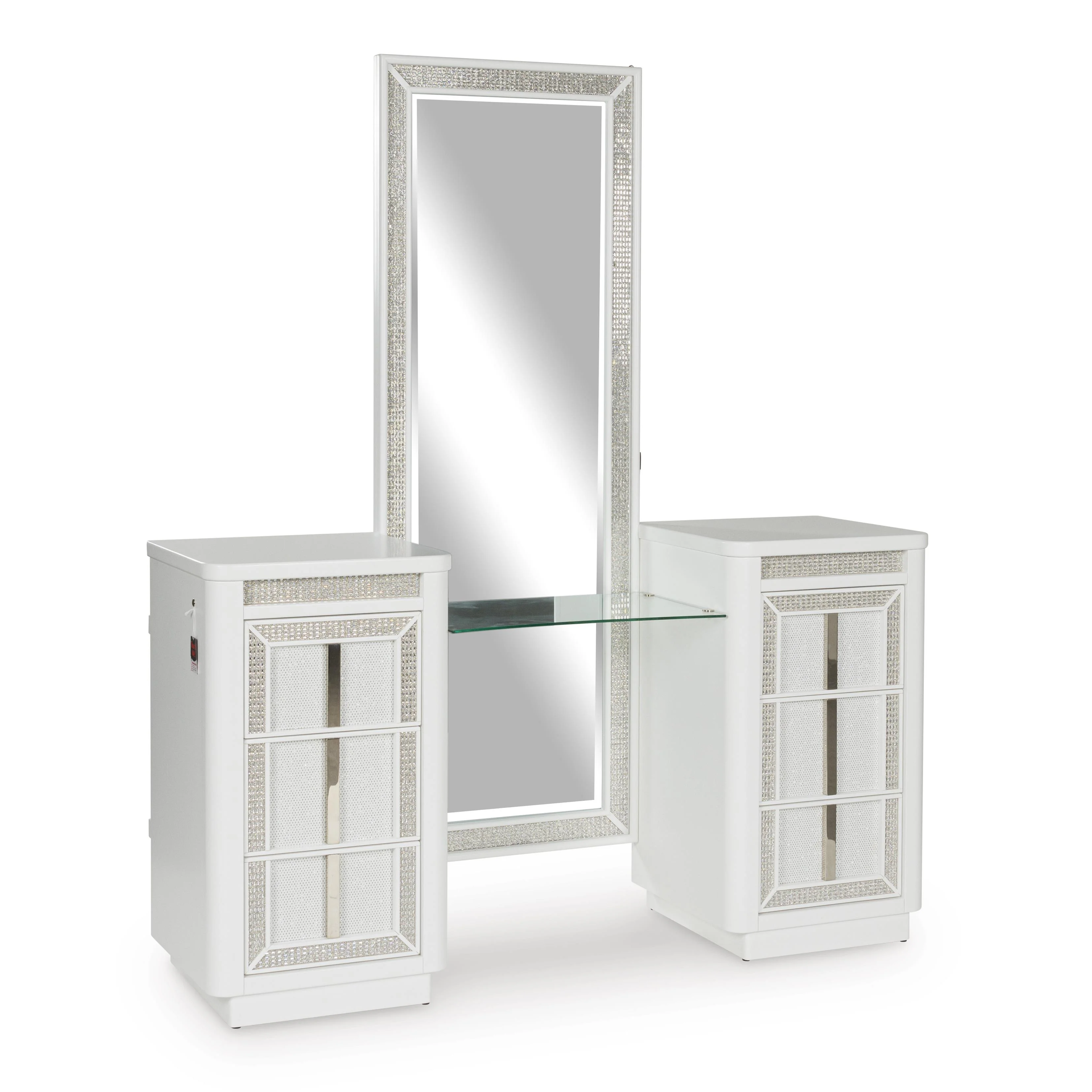 Signature Design by Ashley Chalanna B822B7 Vanity with Mirror - Image 1