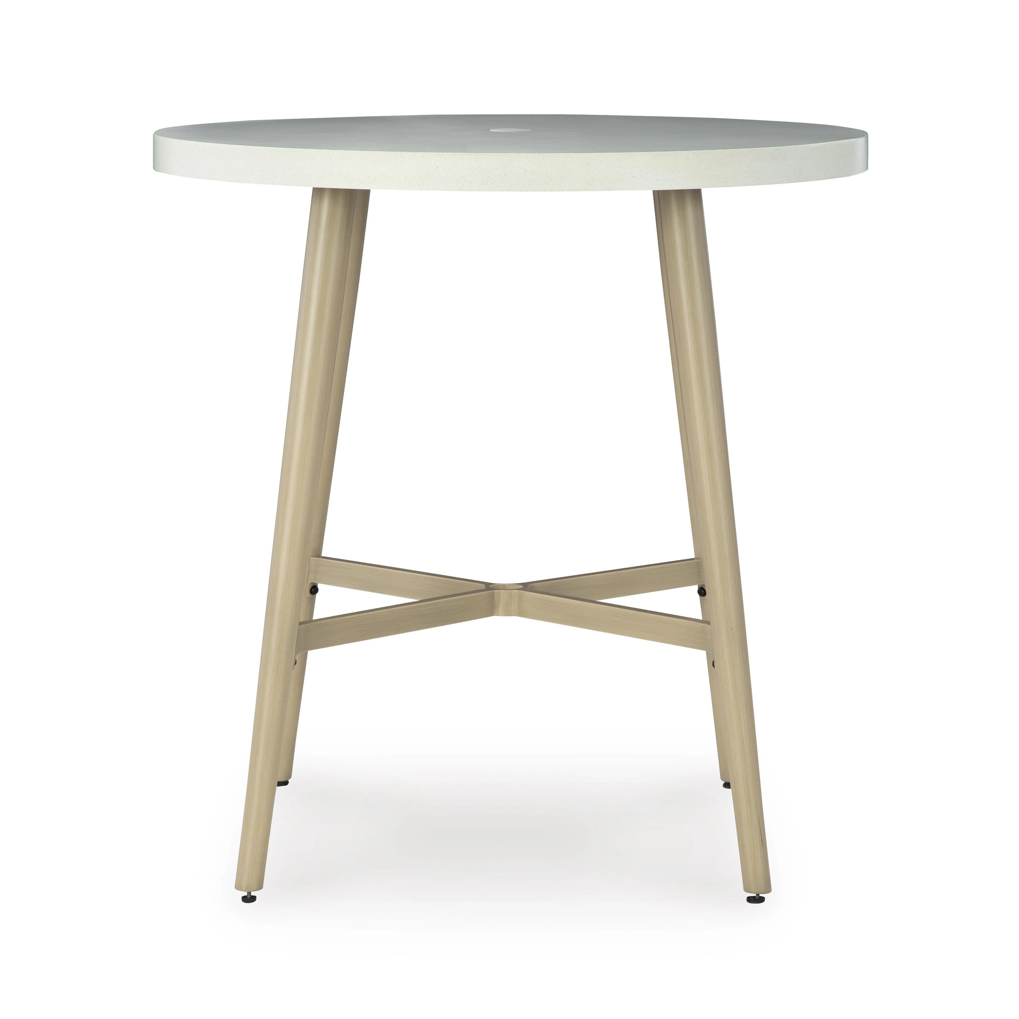 Signature Design by Ashley Seton Creek P798-613 Round Bar Table with Umbrella Option - Image 2